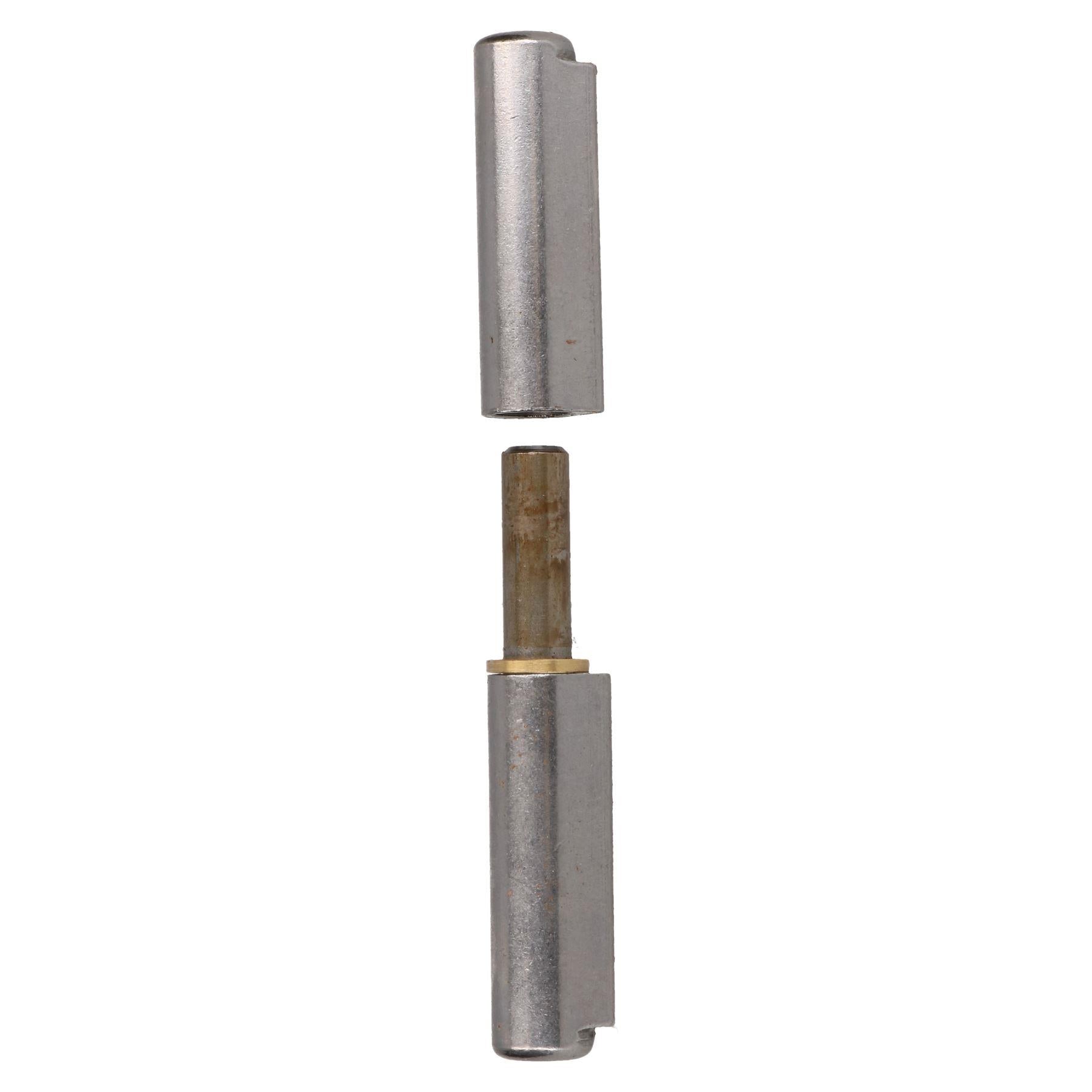 Charnière à balle relevable à souder sur douille en laiton 18 x 135 mm pour trappe de porte robuste