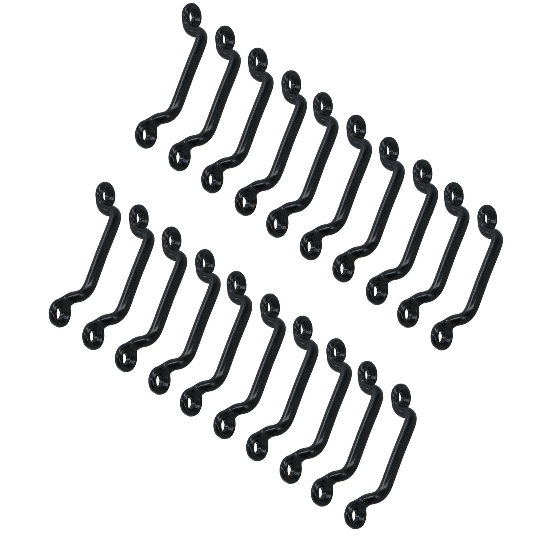 50mm Webbing Strap Bridge Securing Steel Staple Bracket Buckle