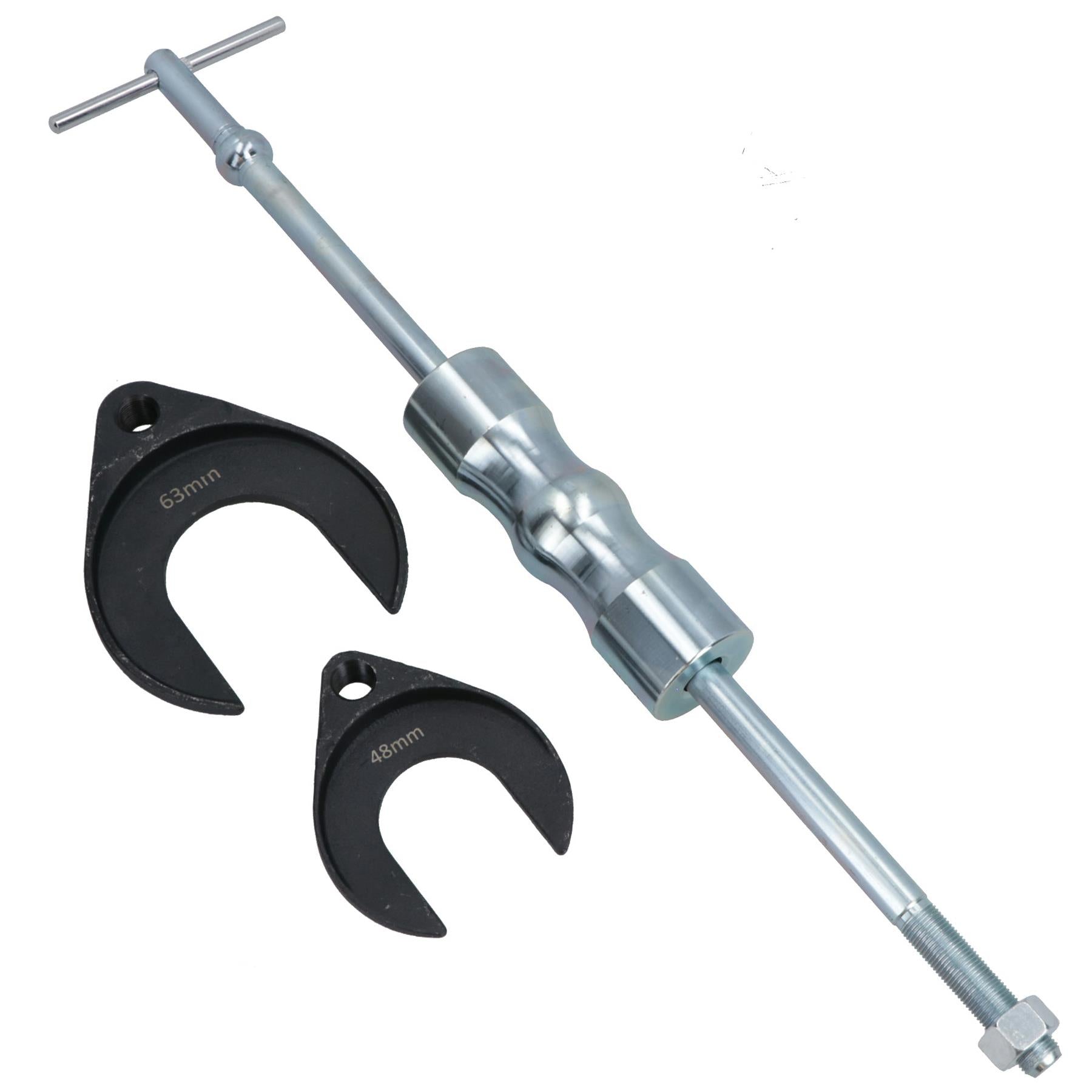 Driveshaft Inner CV Joint Puller Removal Tool Slide Hammer 48 + 63mm Fork