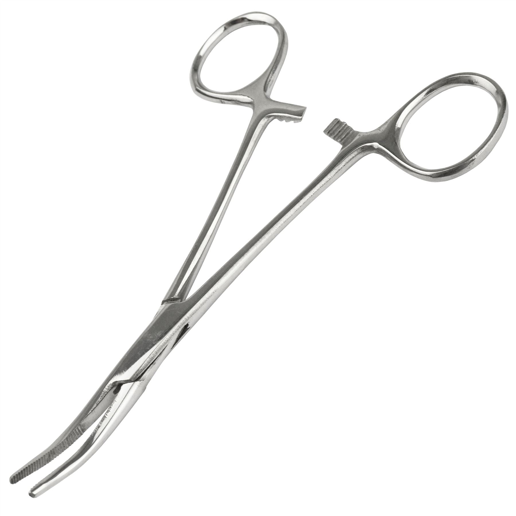 Curved Forceps 150mm 6" Stainless Steel Lockable Locking Forceps TE721