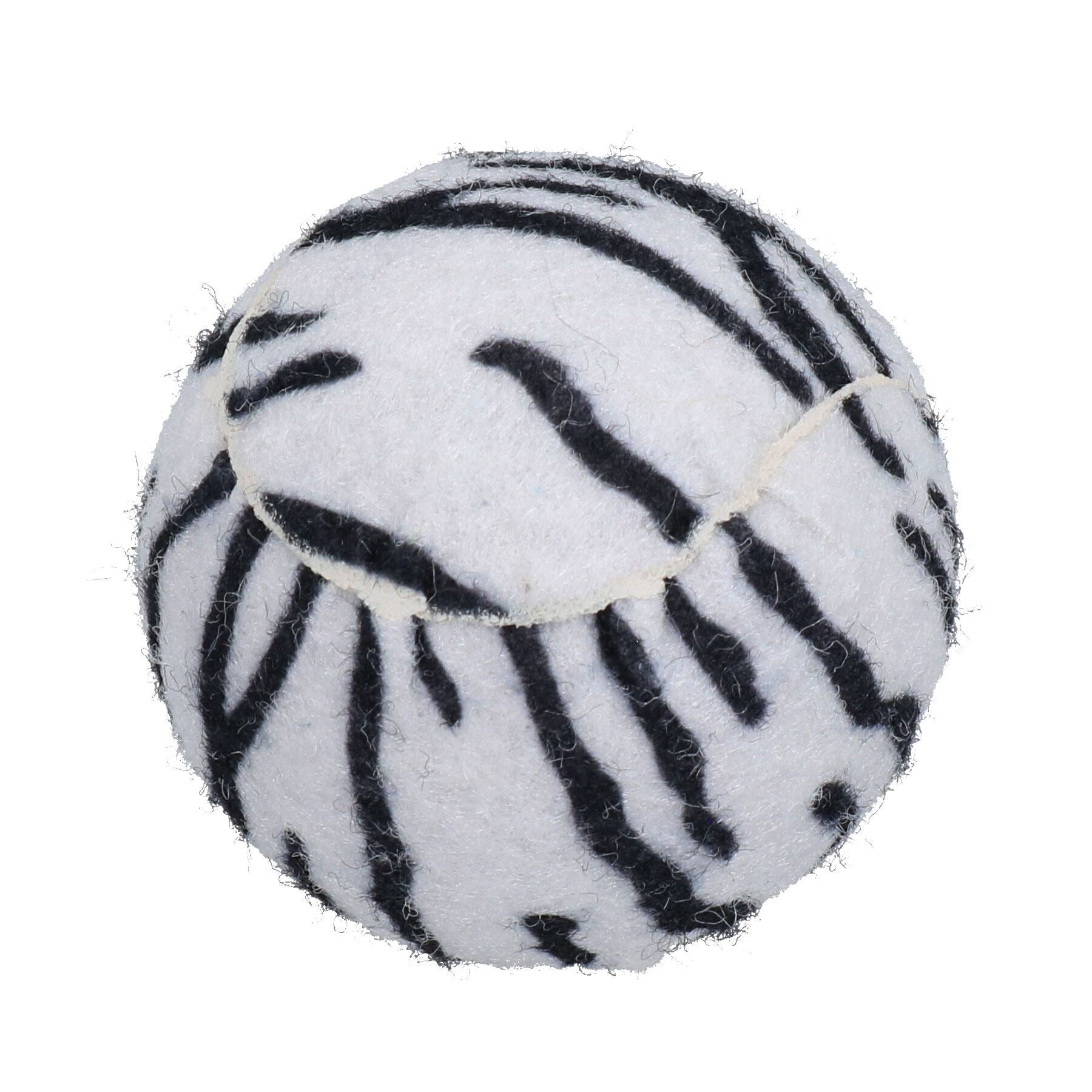 3er-Pack Standard-Tennisbälle mit Doggy Jungle-Motiv für Hunde, Spielbälle für Hunde, je 7 cm