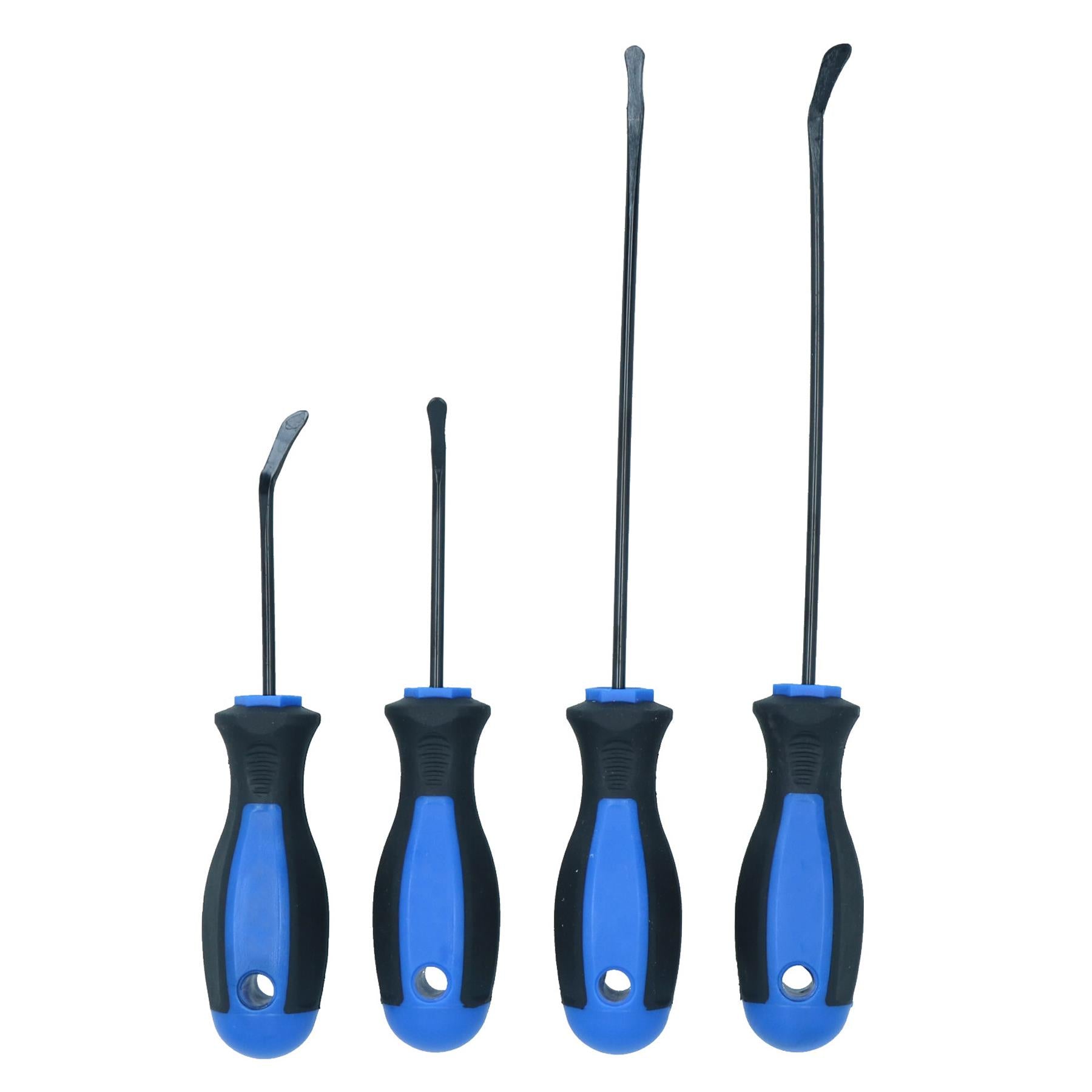 4pc Angled Spoon Tipped O Ring and Oil Seal Remover Pick Tools Ergonomic Grip