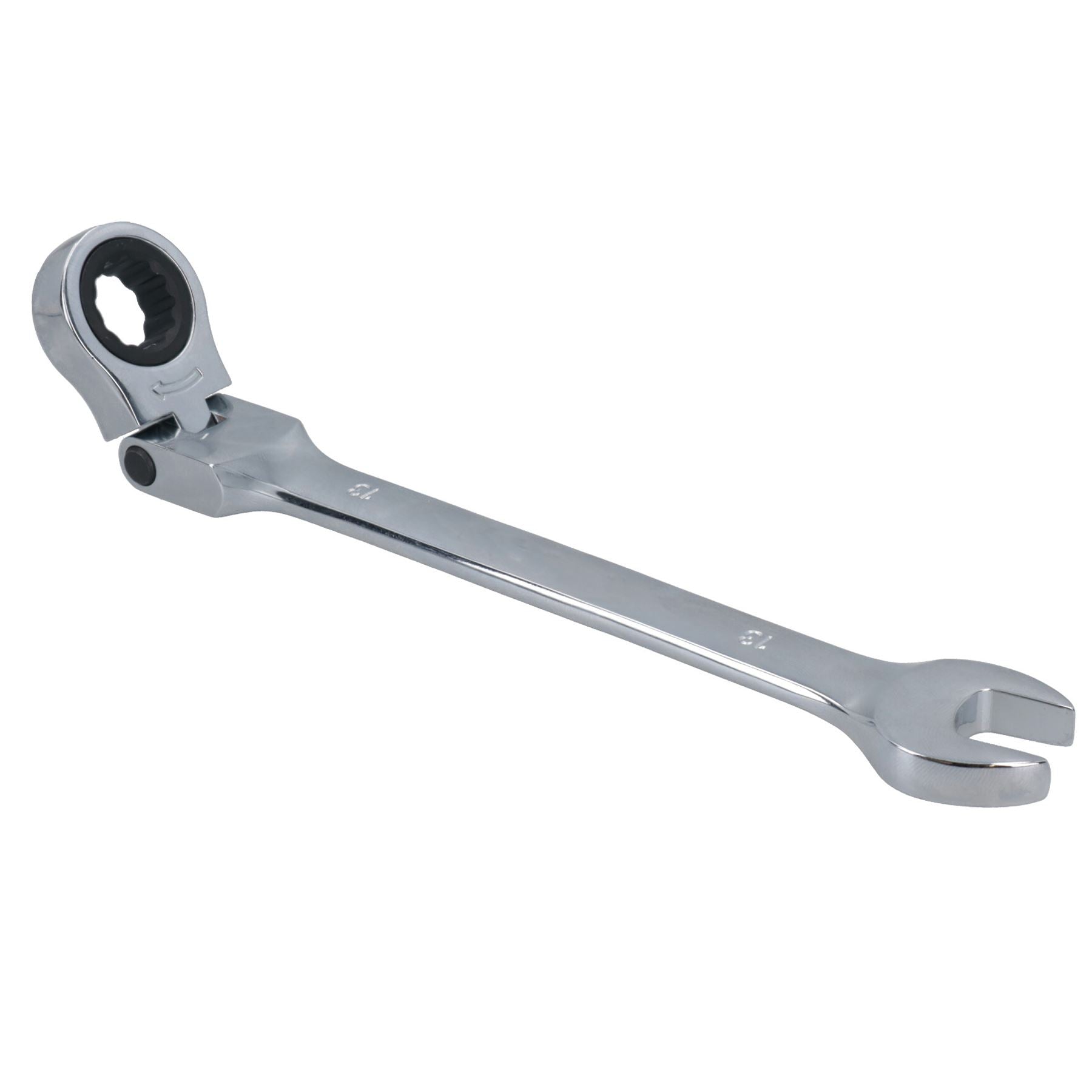 Clé à cliquet à tête flexible de 13 mm, tête verrouillable, 72 dents, bi-hexagonale