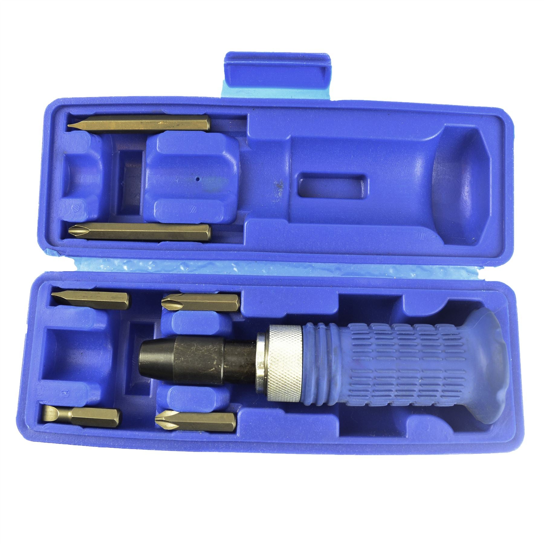 Impact socket screw driver adaptor bit set heavy duty 1/2" Dr hammer 7pc  AT163