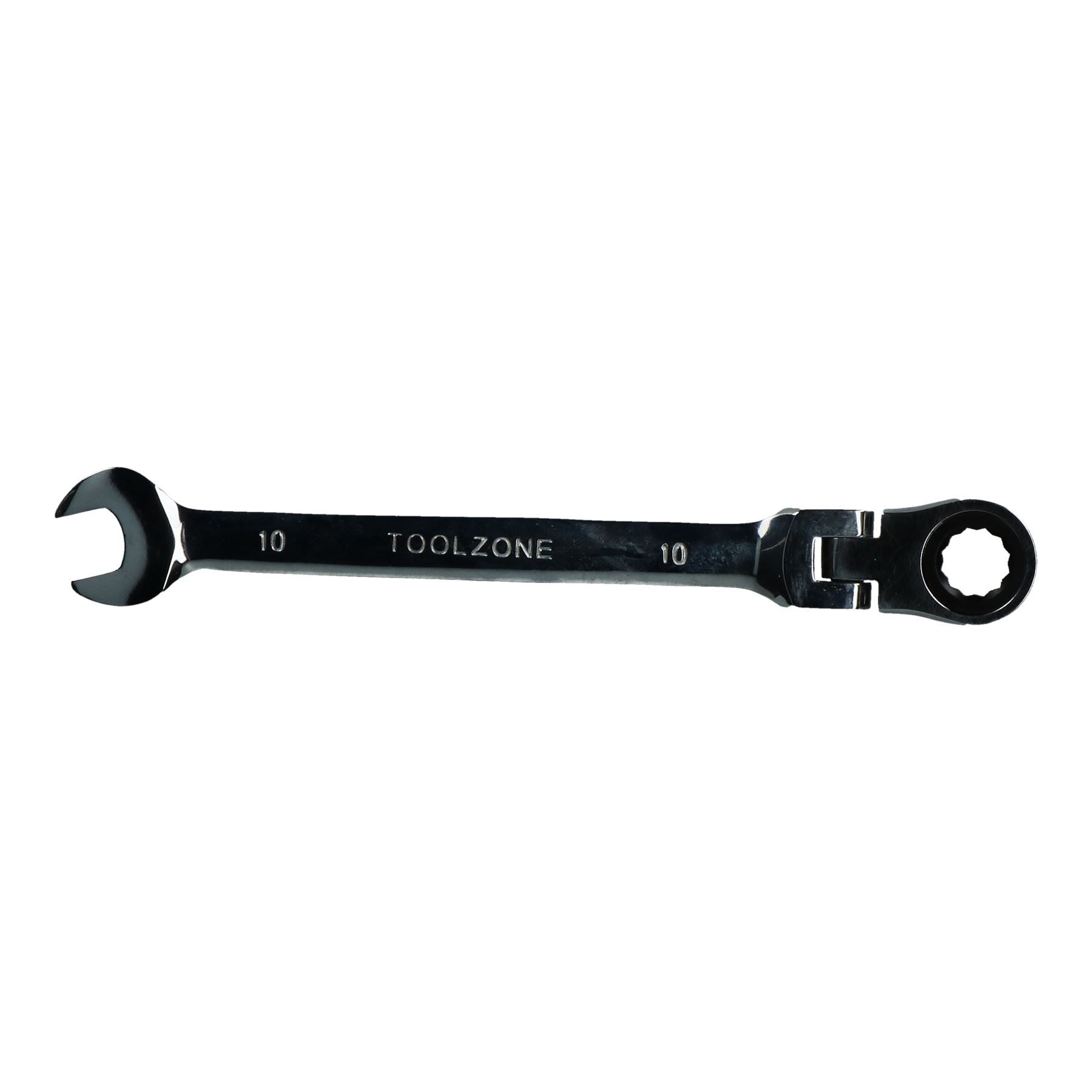 Clé mixte à cliquet flexible de 10 mm, clé métrique à 72 dents, extrémité ouverte