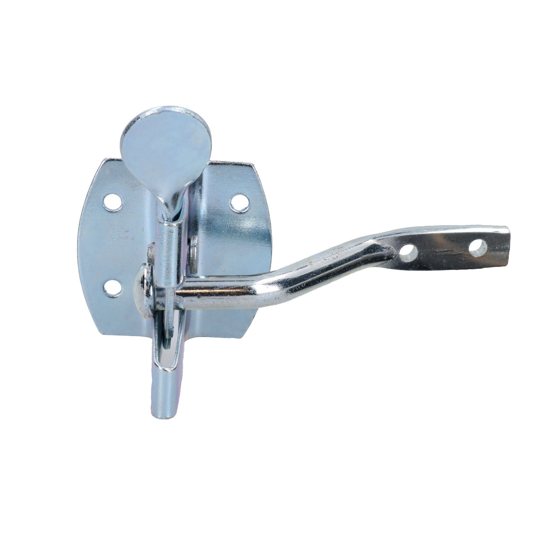 Auto Automatic Gate Latch Catch + Striker Thumb Release Zinc Coated Gates