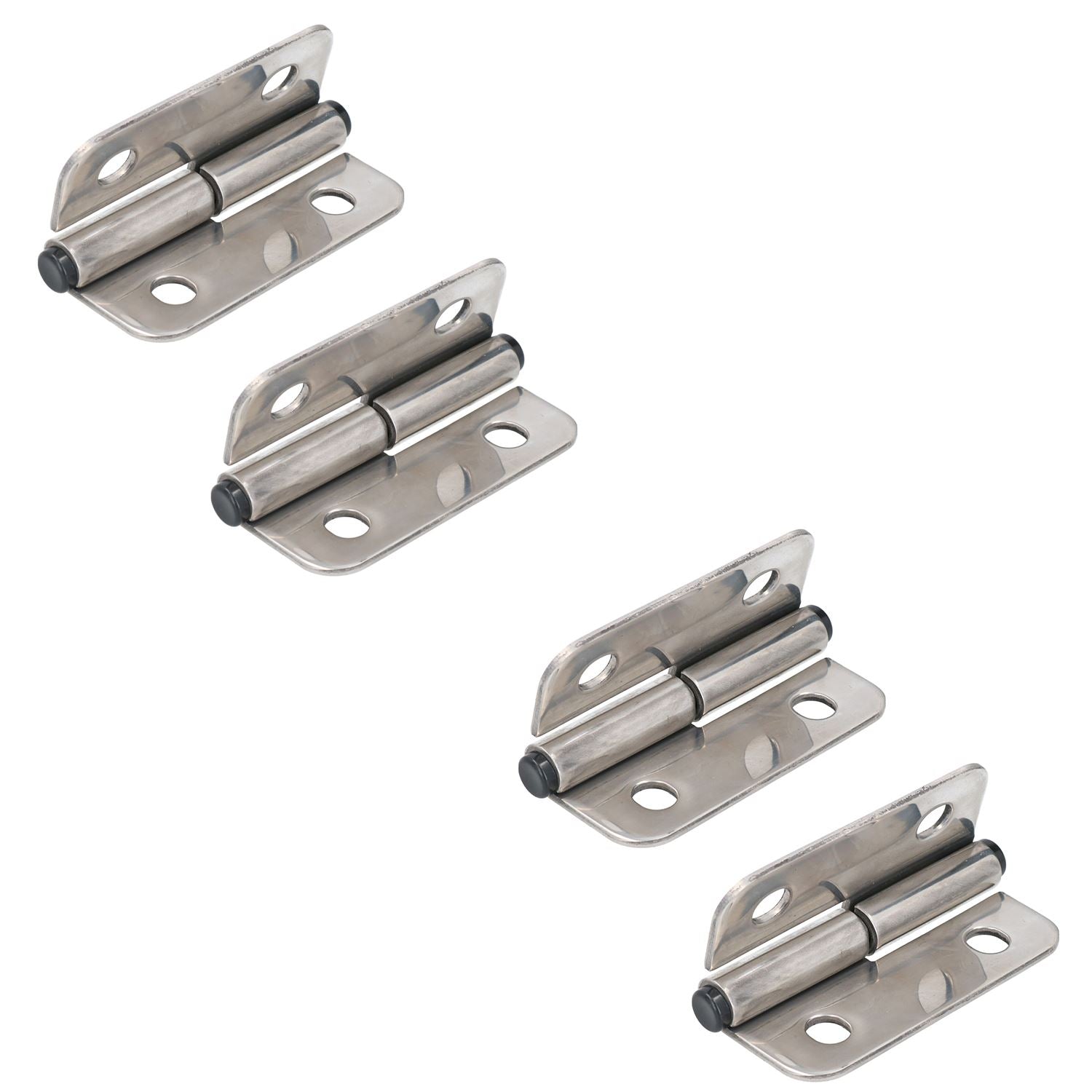 Charnière à battant relevable en acier inoxydable droite 76 x 100 mm pour trappe de porte robuste