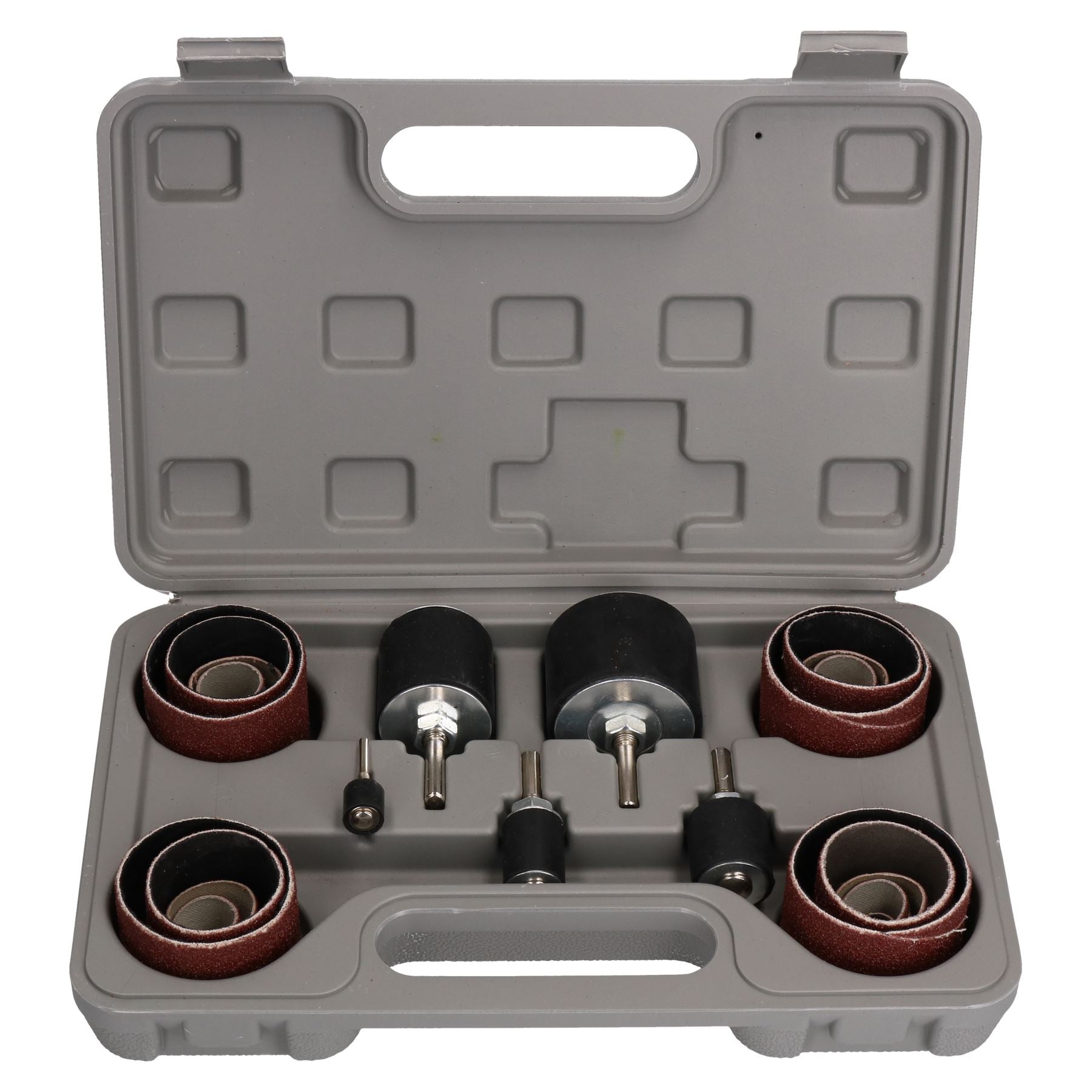 Kit de ponçage à tambour, ensemble de manchons de ponçage avec tambours pour perceuses électriques, grain 80, 25 pièces