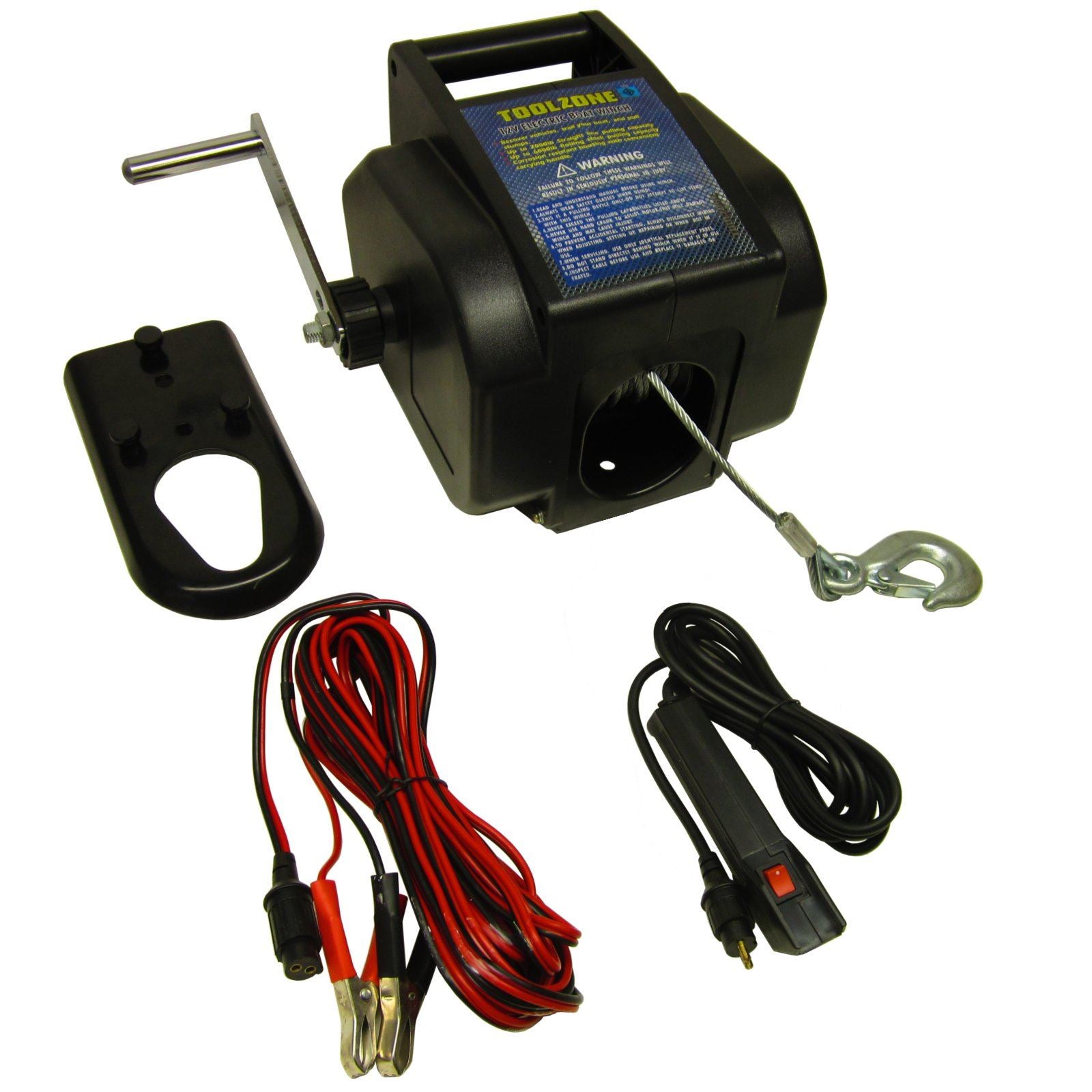 12 V Anhänger/Boot/Wohnwagen/Anhänger/Auto Seilwinde Anhängerkupplung Kabelhaken TE580