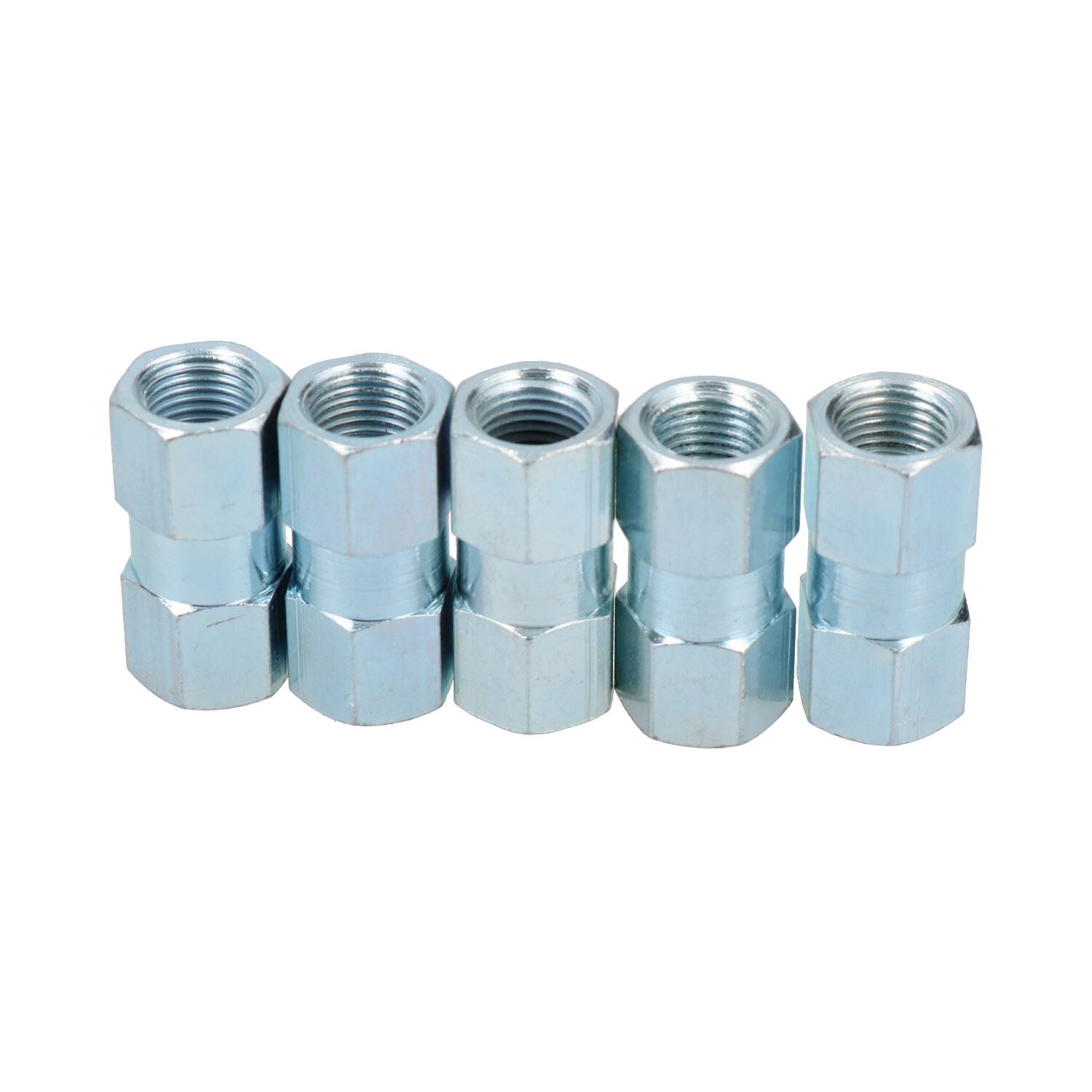 M10 x 1 mm Inline-Bremsleitungsverbinder, weiblich, für 3/16 Zoll-Rohr, 5 Stück