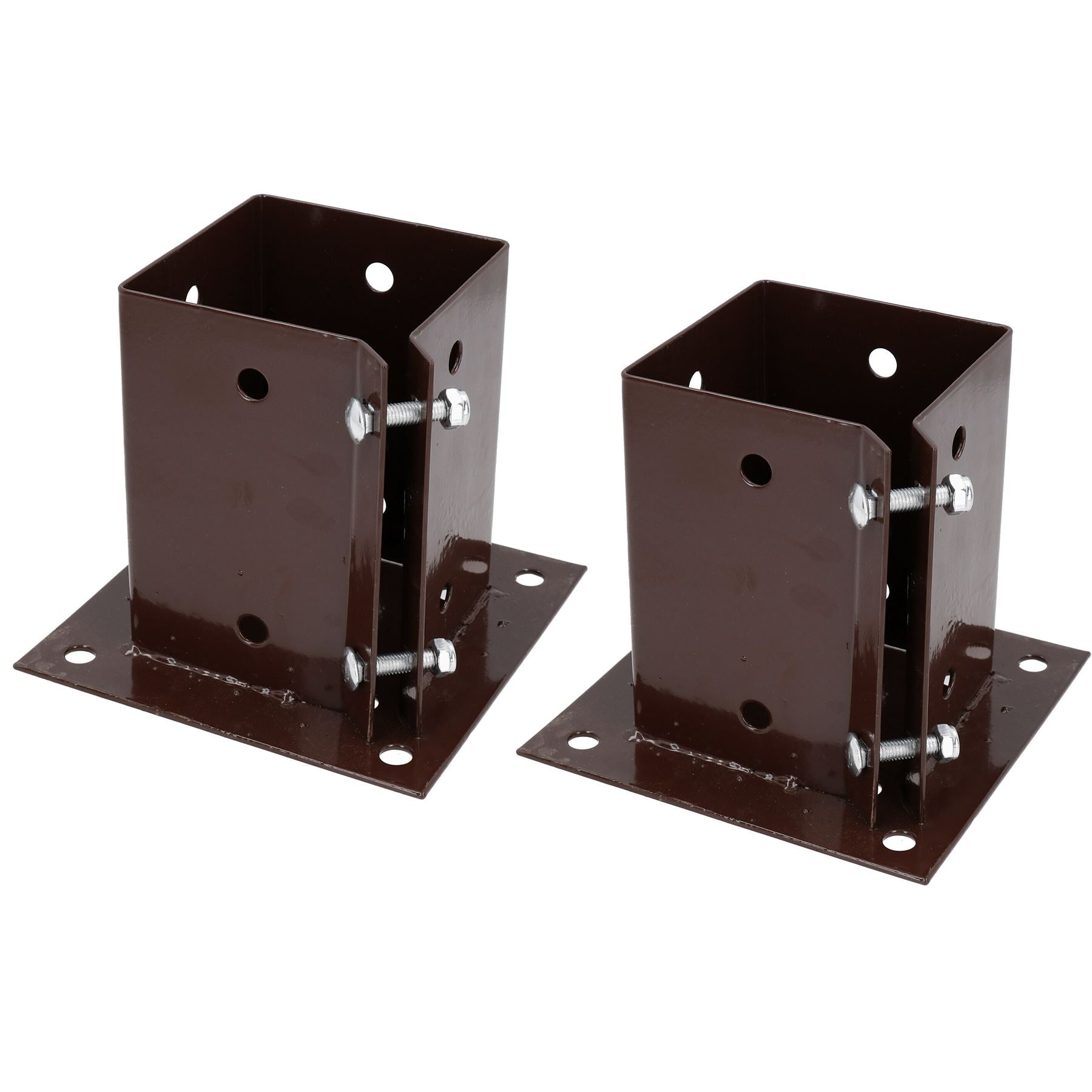 Support de fixation pour poteaux de clôture 100 mm x 100 mm