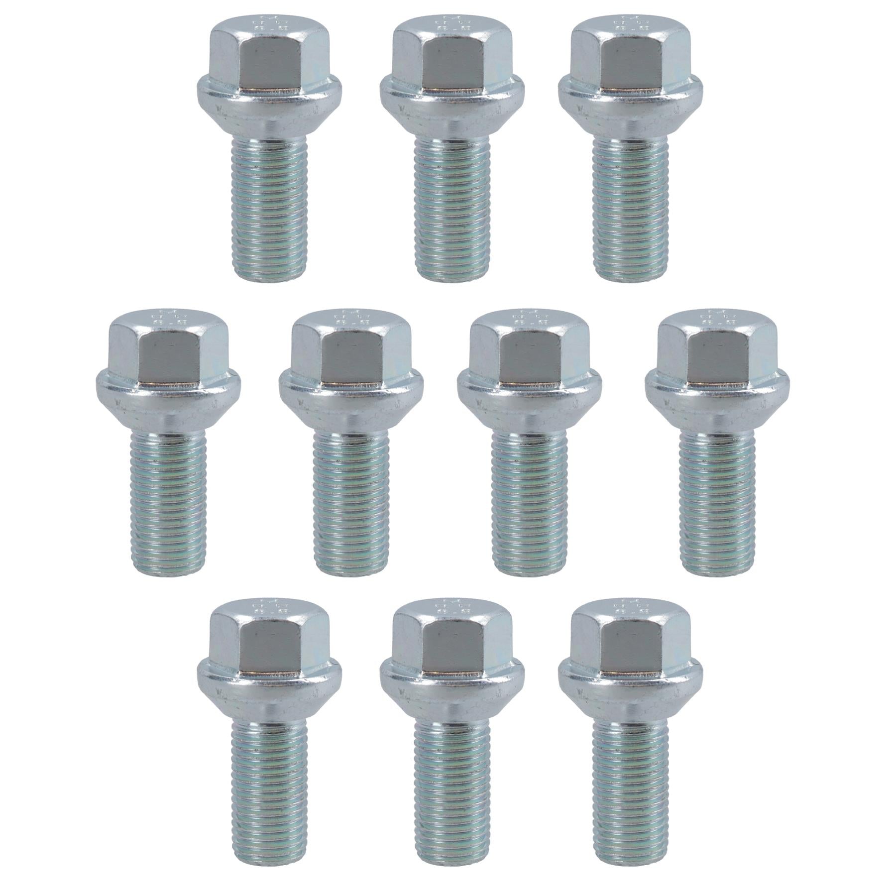 10er-Pack M14 x 1,5 Anhängerrad-Konusbolzen Ifor Williams Indespension Knott