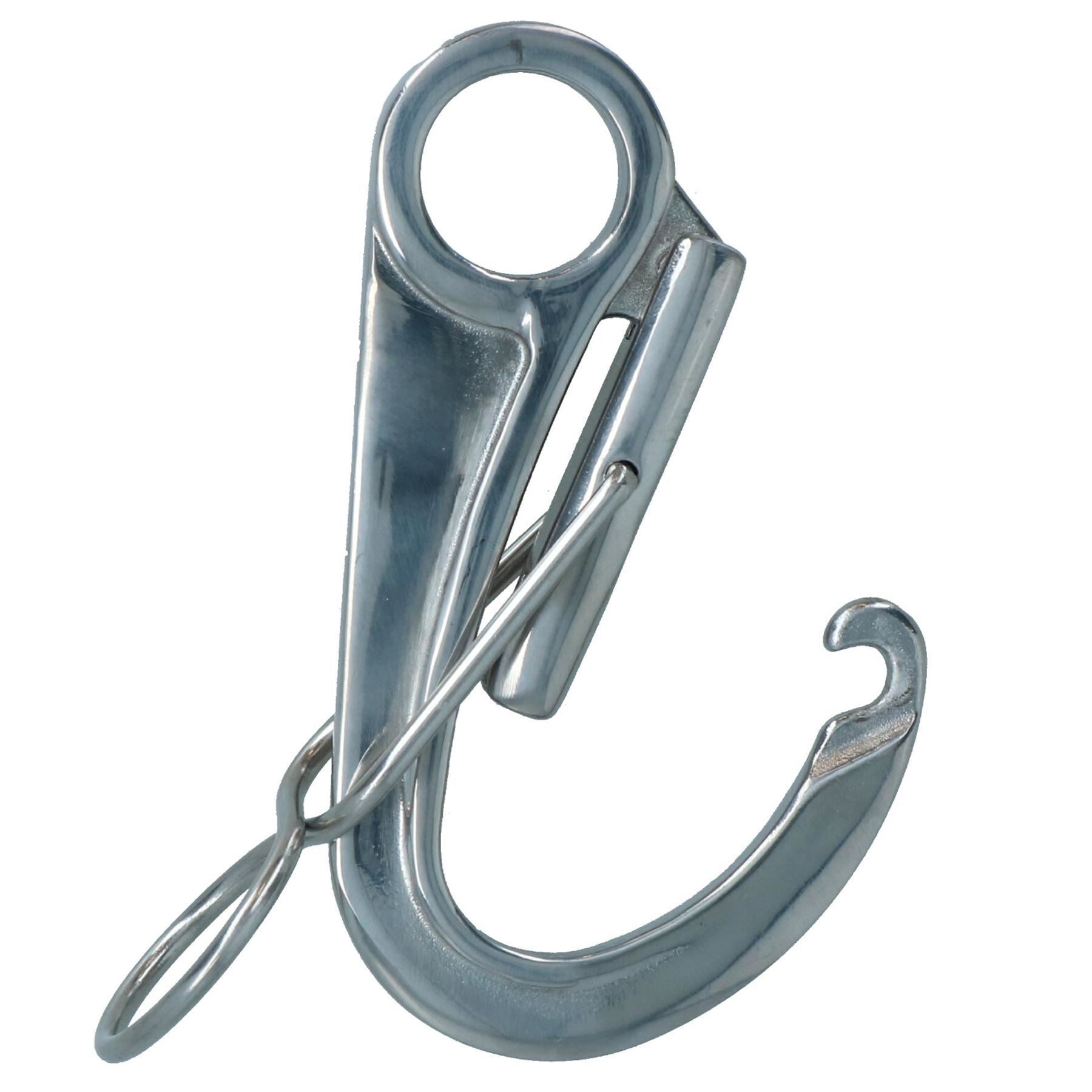 108mm Buoy Mooring Hook Carabiner Carbine Hook Snap Shackle A4 Stainless