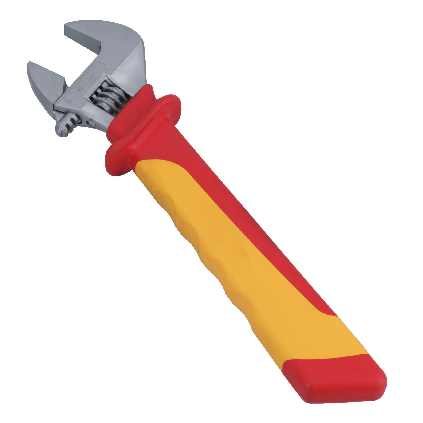 Clé à molette réglable isolée VDE 10 pouces 0 – 30 mm, poignée souple 1 000 V CA