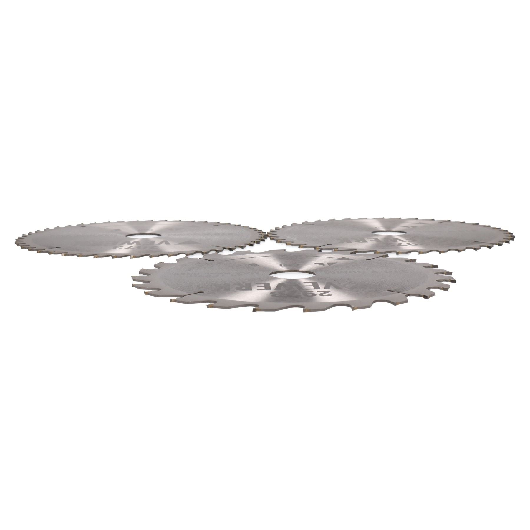 Lot de 3 lames de scie circulaire TCT 210 mm x 30 mm 24T 40T 48T pour la coupe du bois
