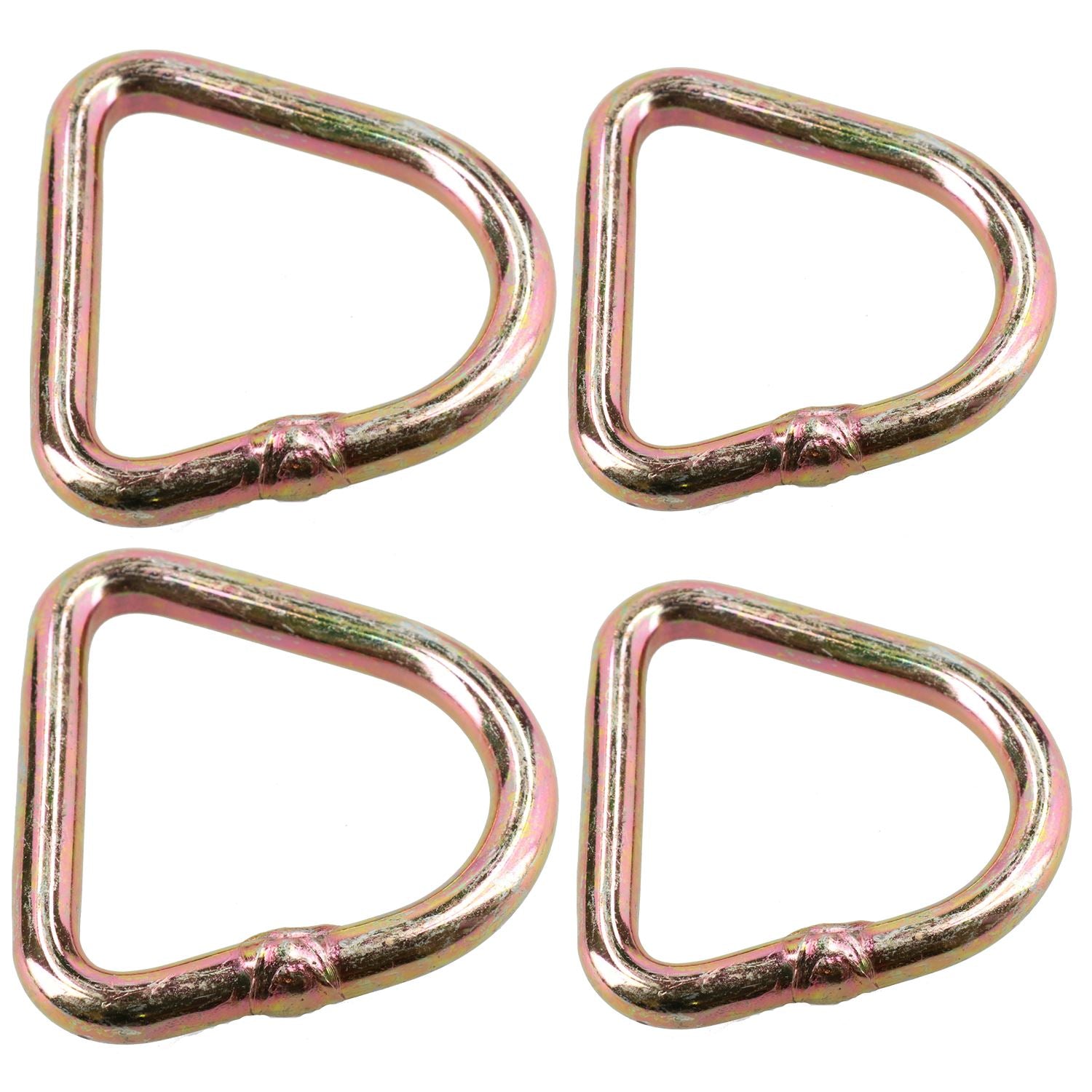 Lot de 4 sangles d'arrimage arrondies à œillet d'ancrage à point d'ancrage robustes