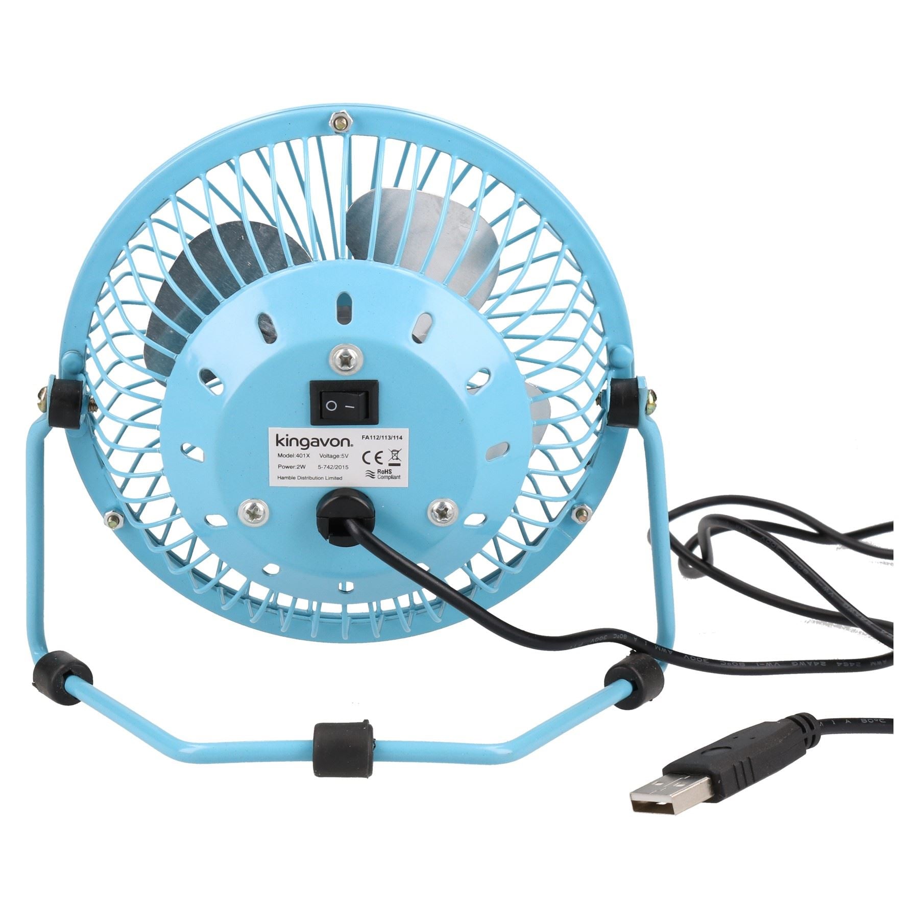 4 "Mini Metall Tragbare USB Blei Powered Desktop Silent Fan Kühler Kühlung