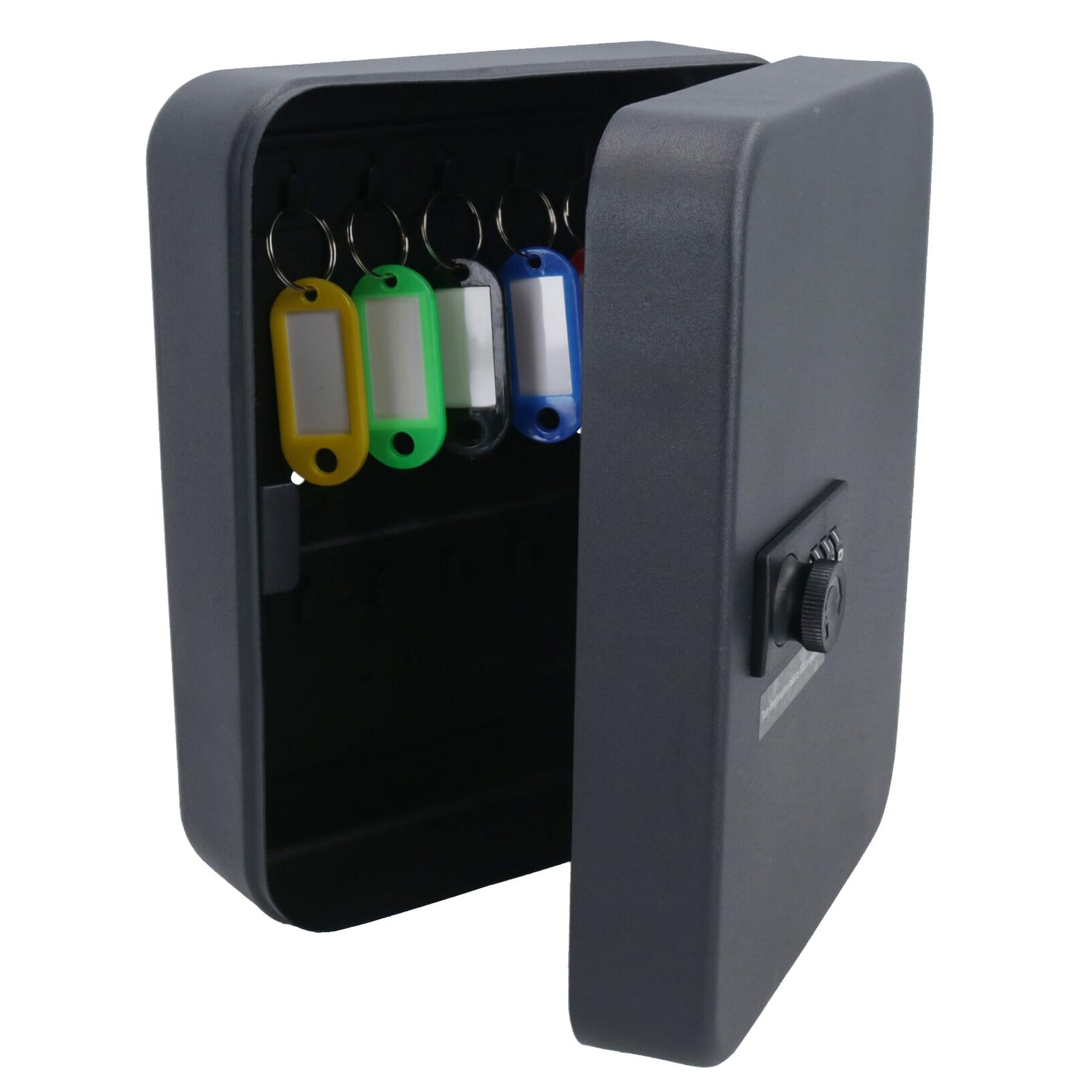 Combination Lock Key Storage Cabinet Wall Mounted Safe Security + 20 Tags
