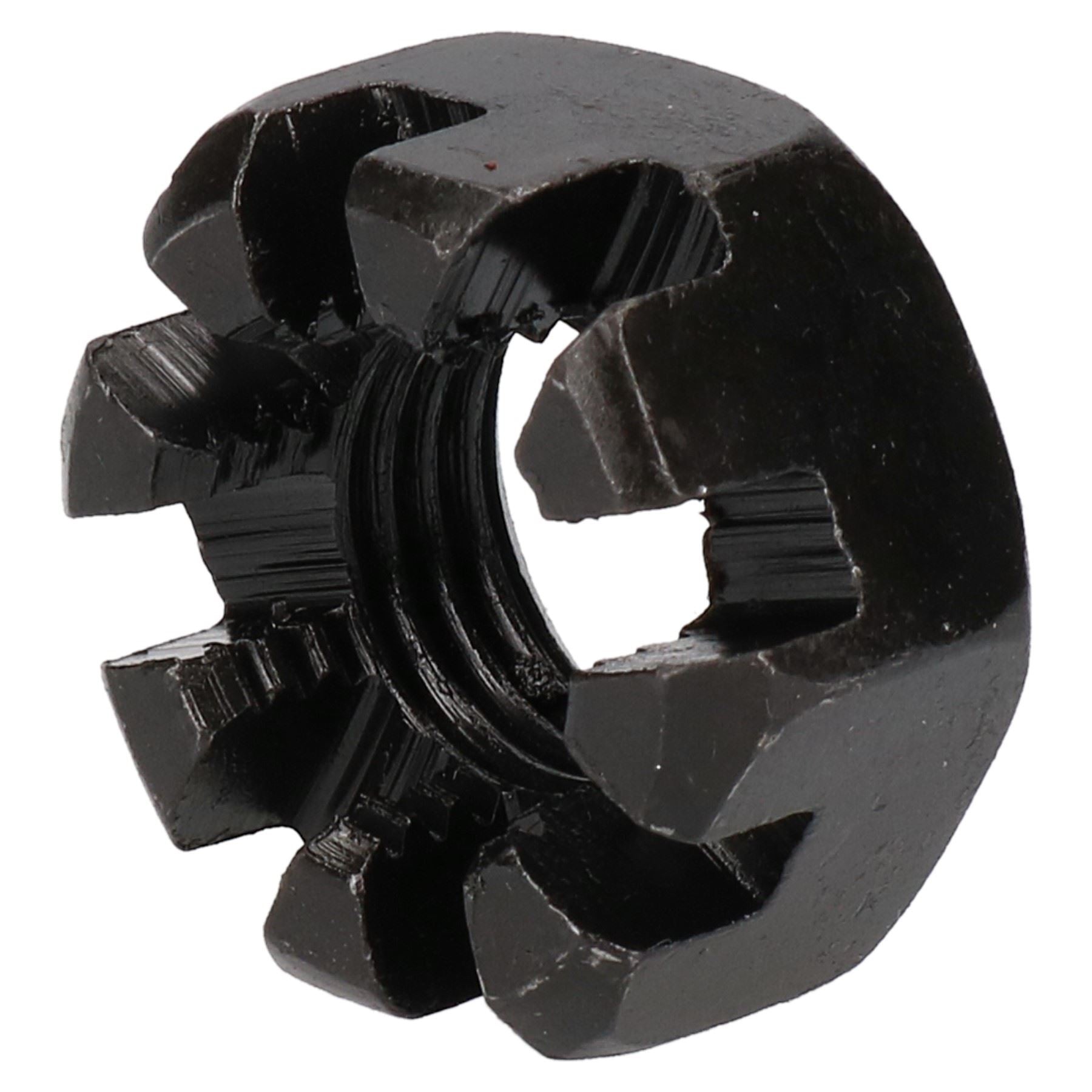 3/4" BSF Schlitz-Kronenmutter für Anhänger-Radnaben Kronen-Nabenlagermutter