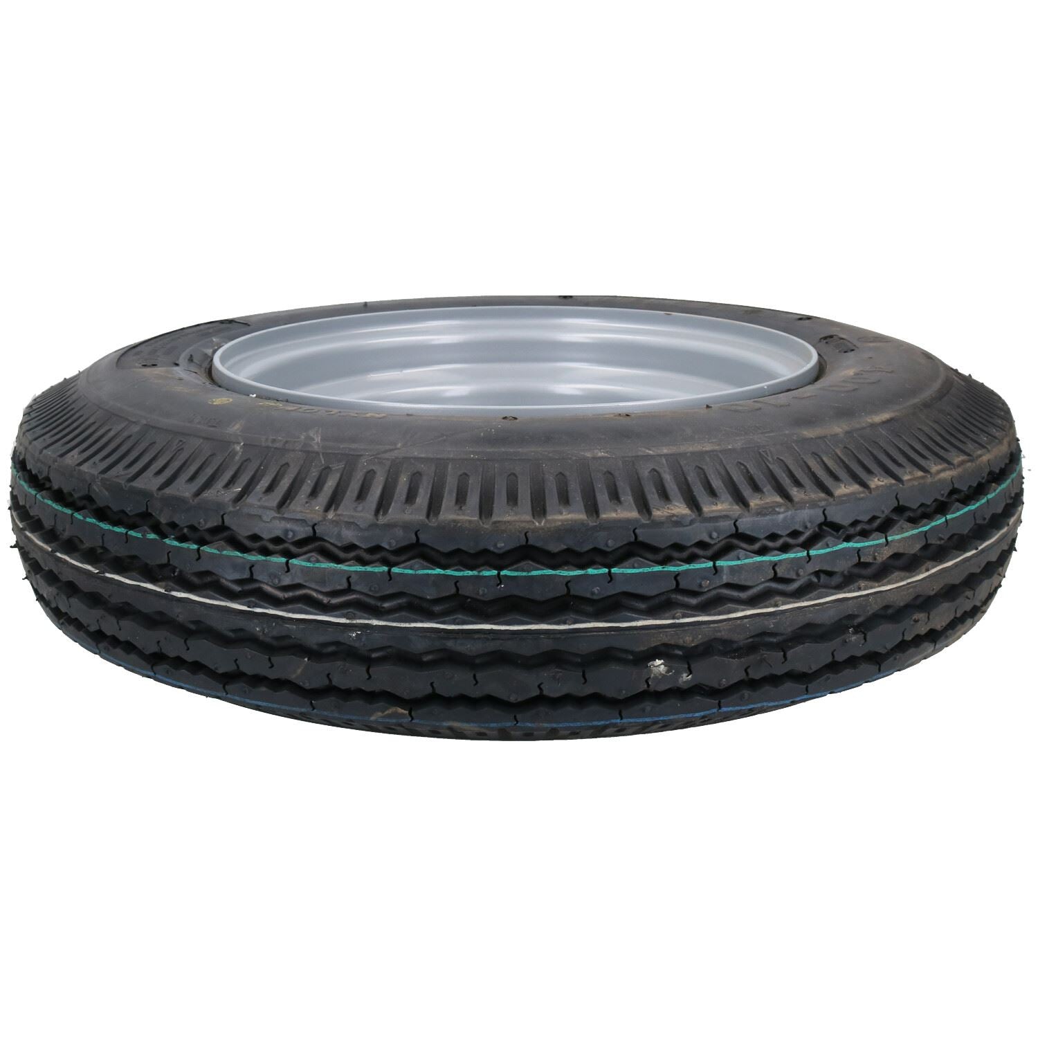 Roue et pneu de remorque 10" 4.00-10 avec PCD 115 mm pour Erde, Daxara 6 PLY