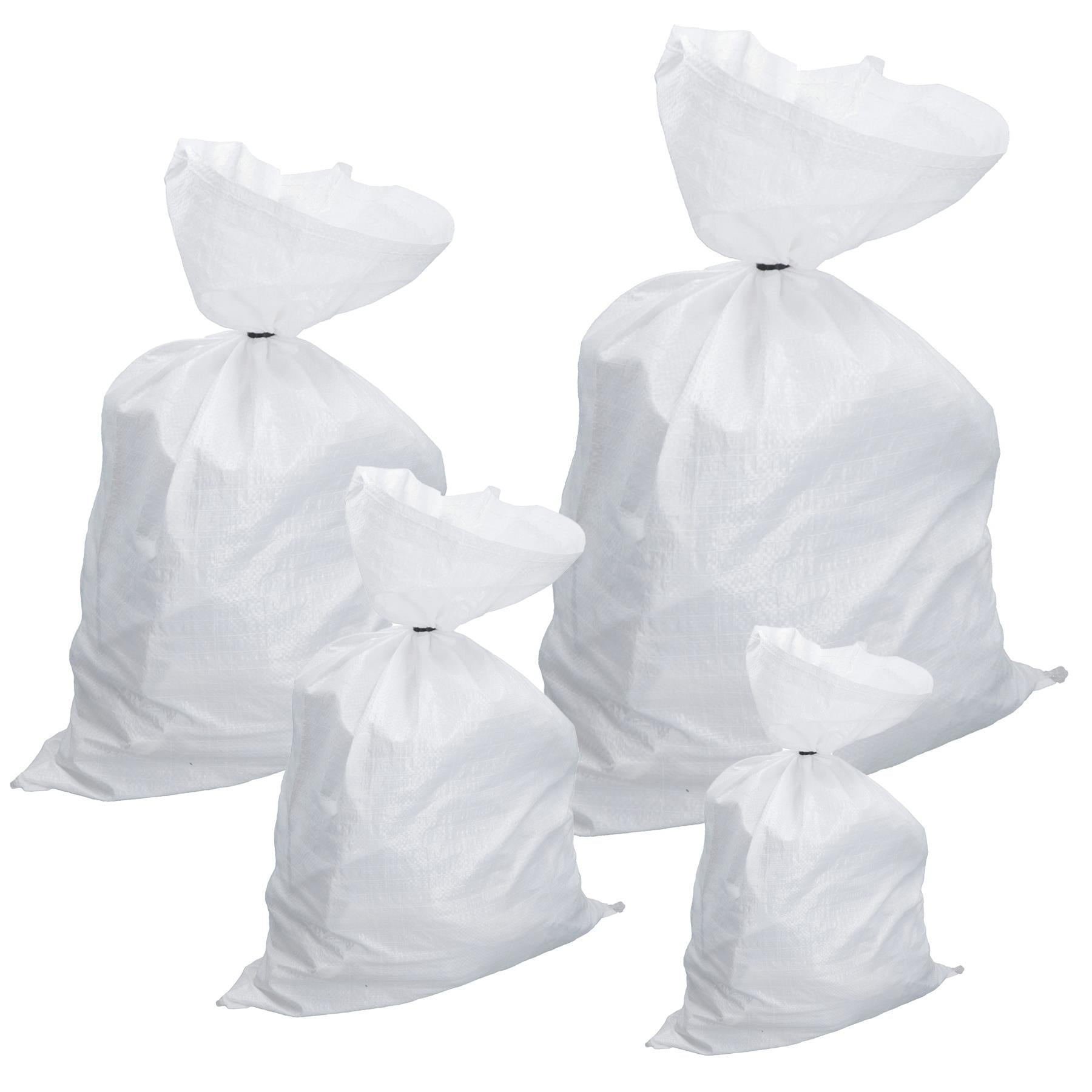 Heavy Duty Woven Polypropylene Bags Builder Sacks Rubble Logs Sand Bags