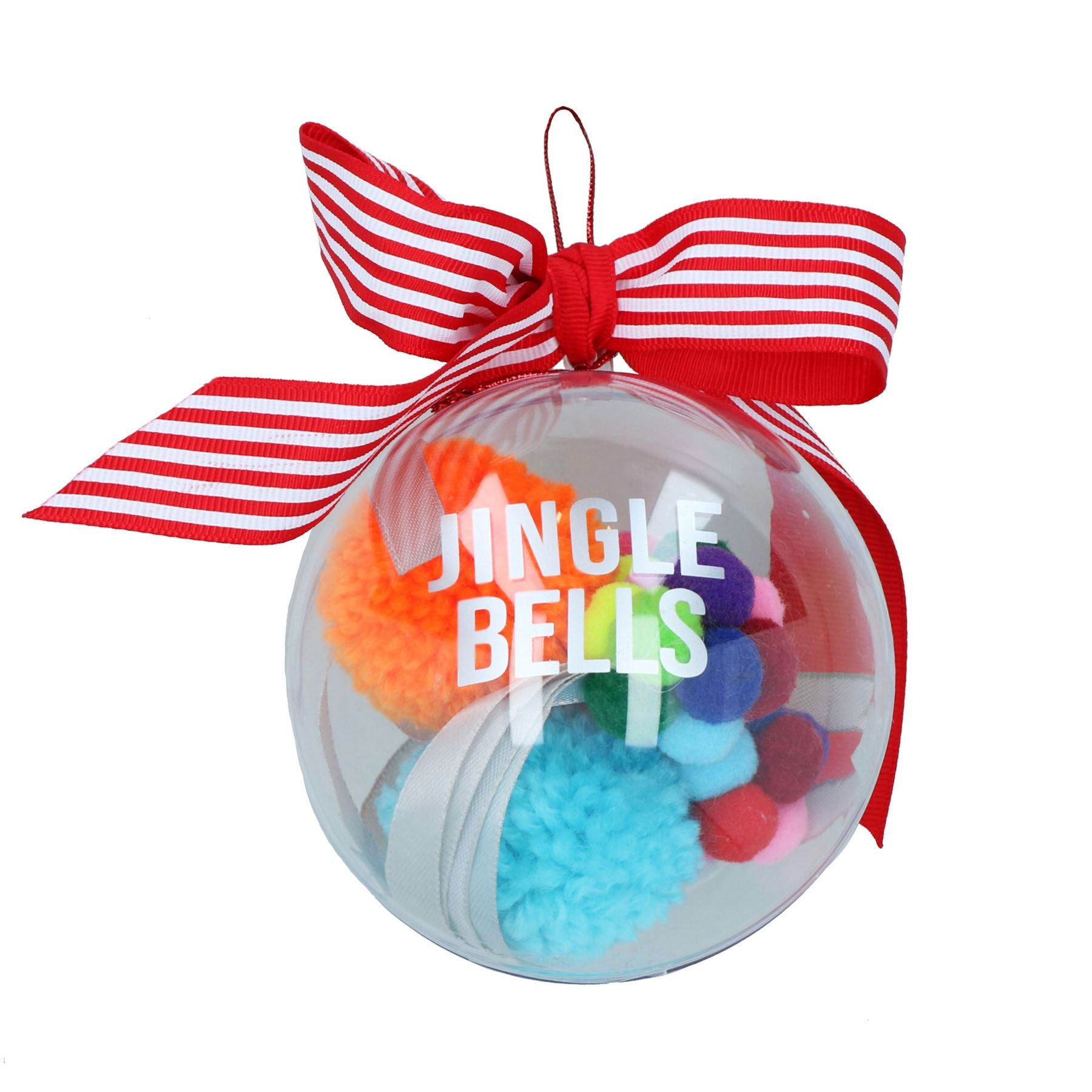 Katzengeschenk Weihnachten Festliche Multi Textur Jingle Bells Katze Kätzchen Spielen Spielzeug Bauble
