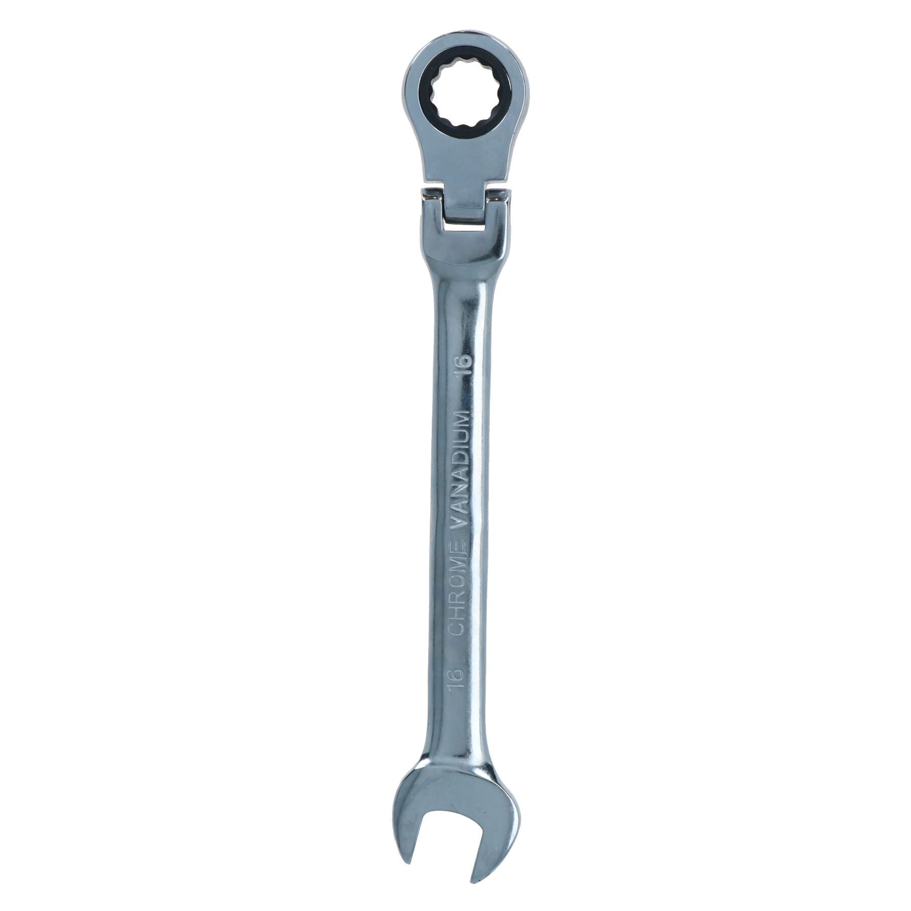 MM Metric Flexible Combination Ratchet Spanner Wrench Bi-Hex 12 Sided 72 Teeth