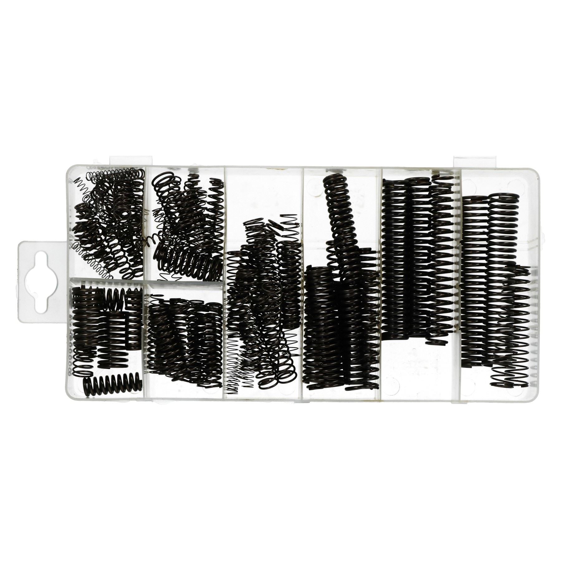 114pc Compression Spring Extension Tension Extended Springs Coil Black Finish