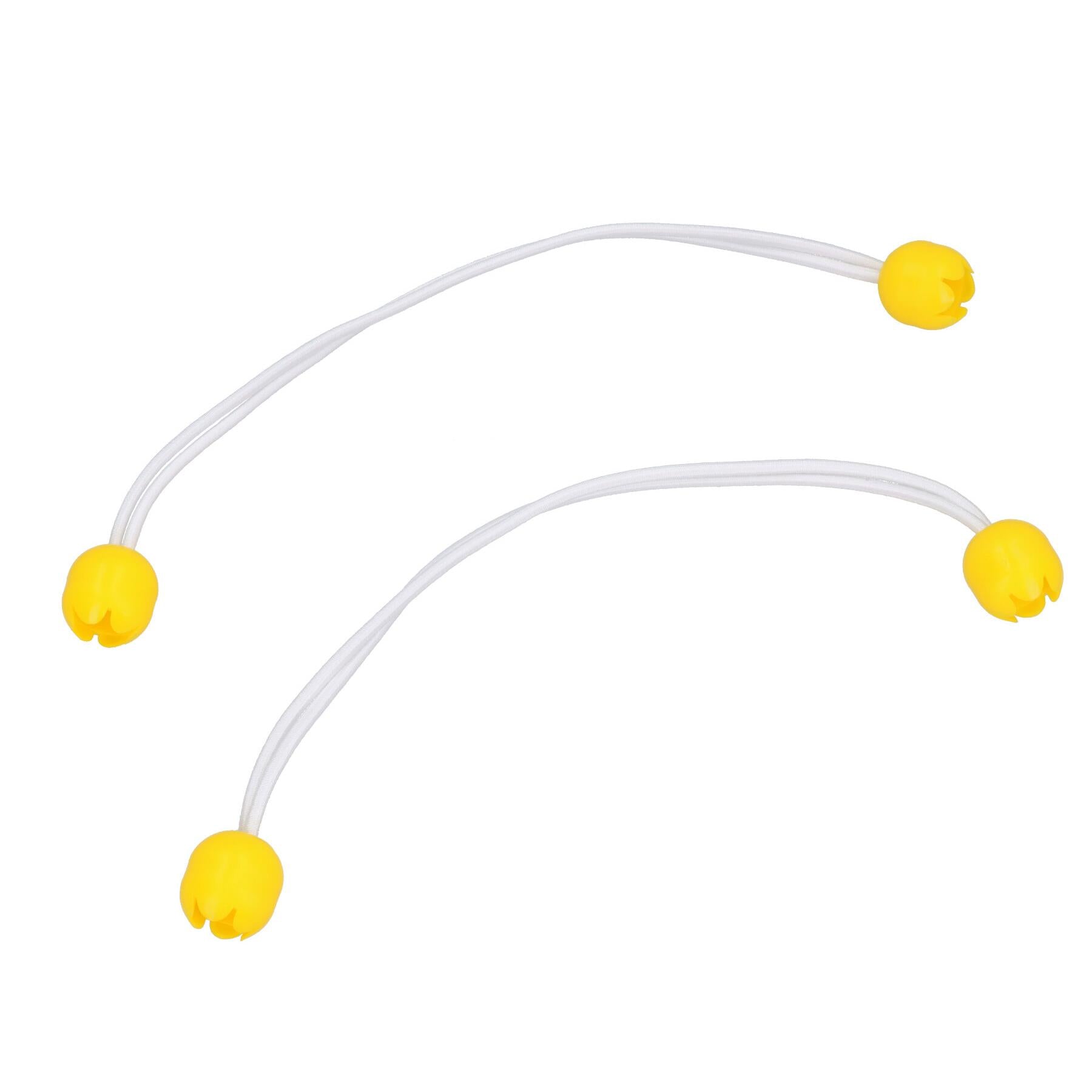 Lot de 10 tendeurs de voile à boules élastiques de 30 à 50 cm de long et cordon élastique de 4 mm pour bateau, yacht, canot