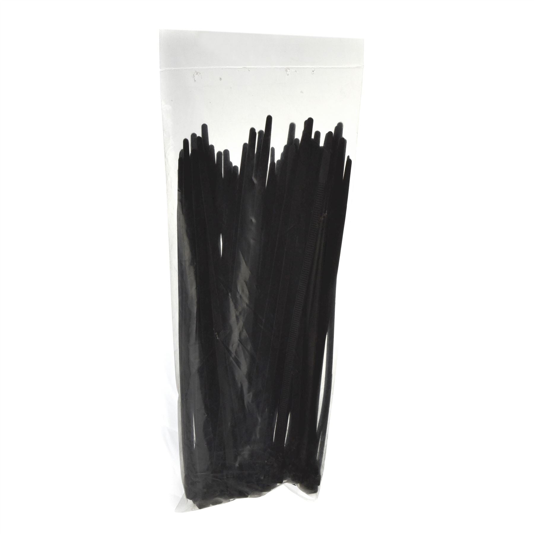 75pc Zip Ties 200mm x 4.5mm Black Cable Ties Wrap Wire Lock Ties TE949