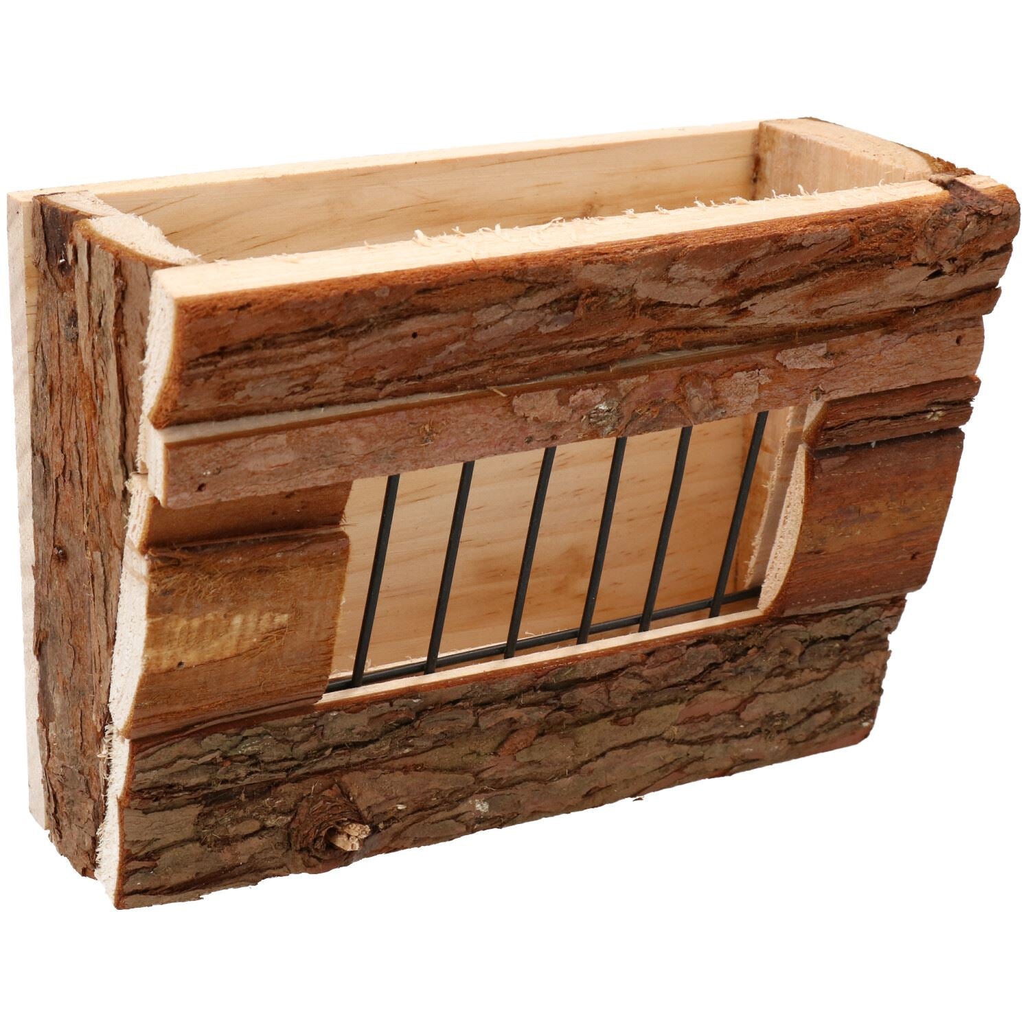 Râtelier à foin en bois pour petits animaux pour lapins et cochons d'Inde