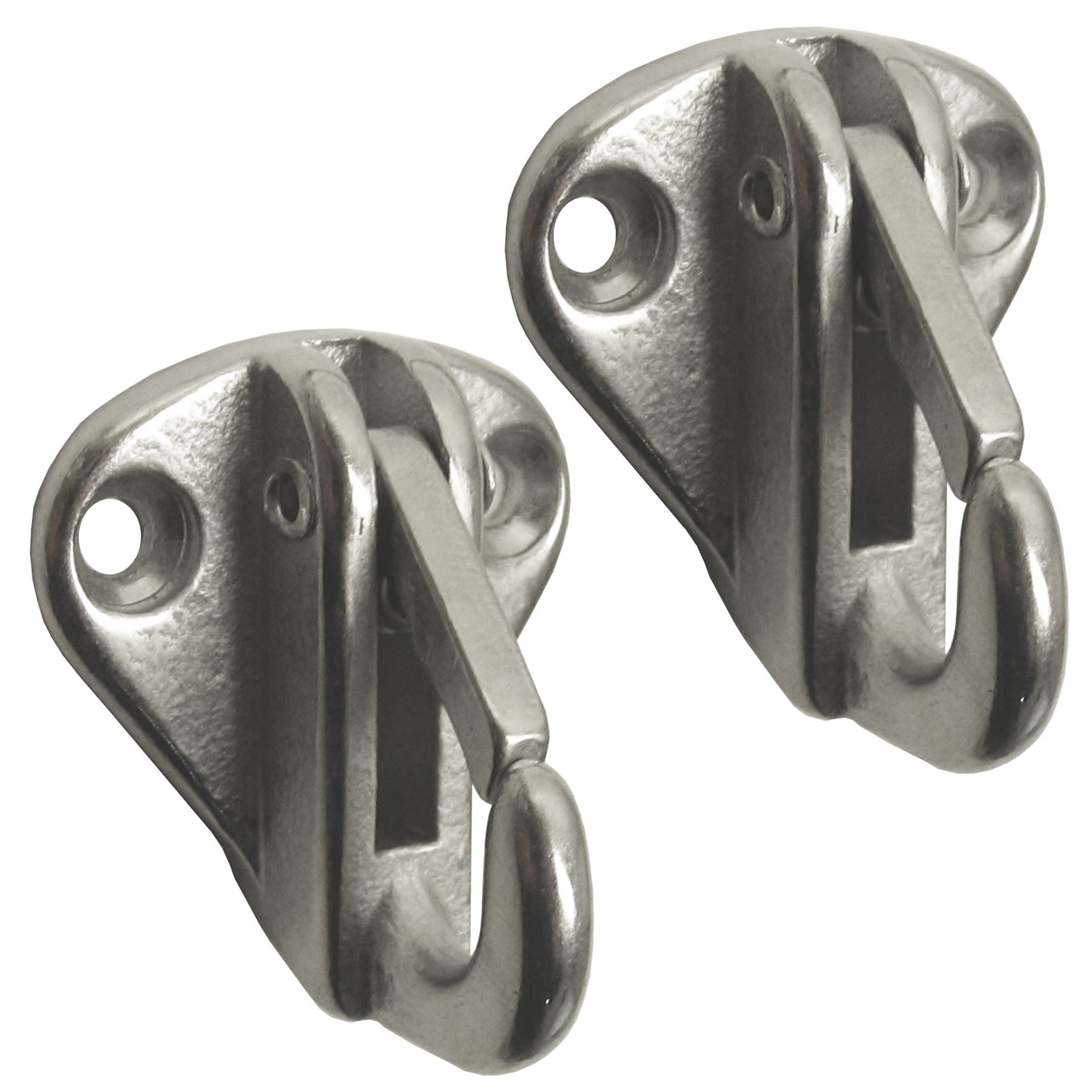 Fender Hook Snap Type With Spring Catch Stainless Steel Marine Grade