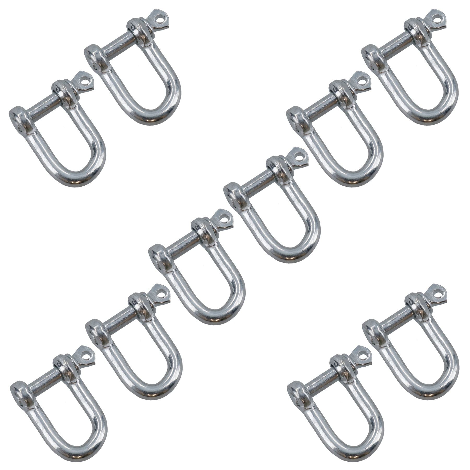 5mm Galvanised Steel Dee D Shackle Chain Link Fastener Rigging Shackles