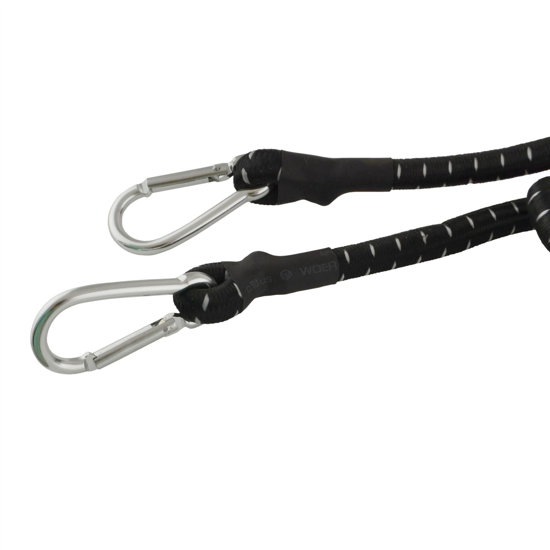 Sangle élastique de 60 po avec mousquetons en métal et support de fixation pour attache