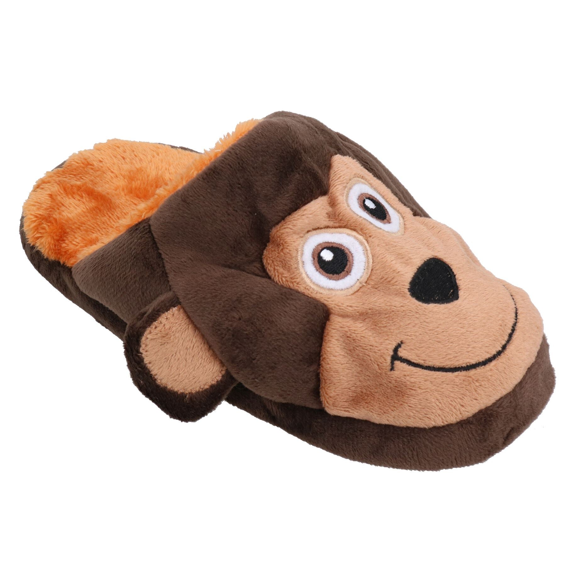 Dog Puppy Gift Shoe Lover Squeaky Plush Doggy's Monkey Slipper Play Toy