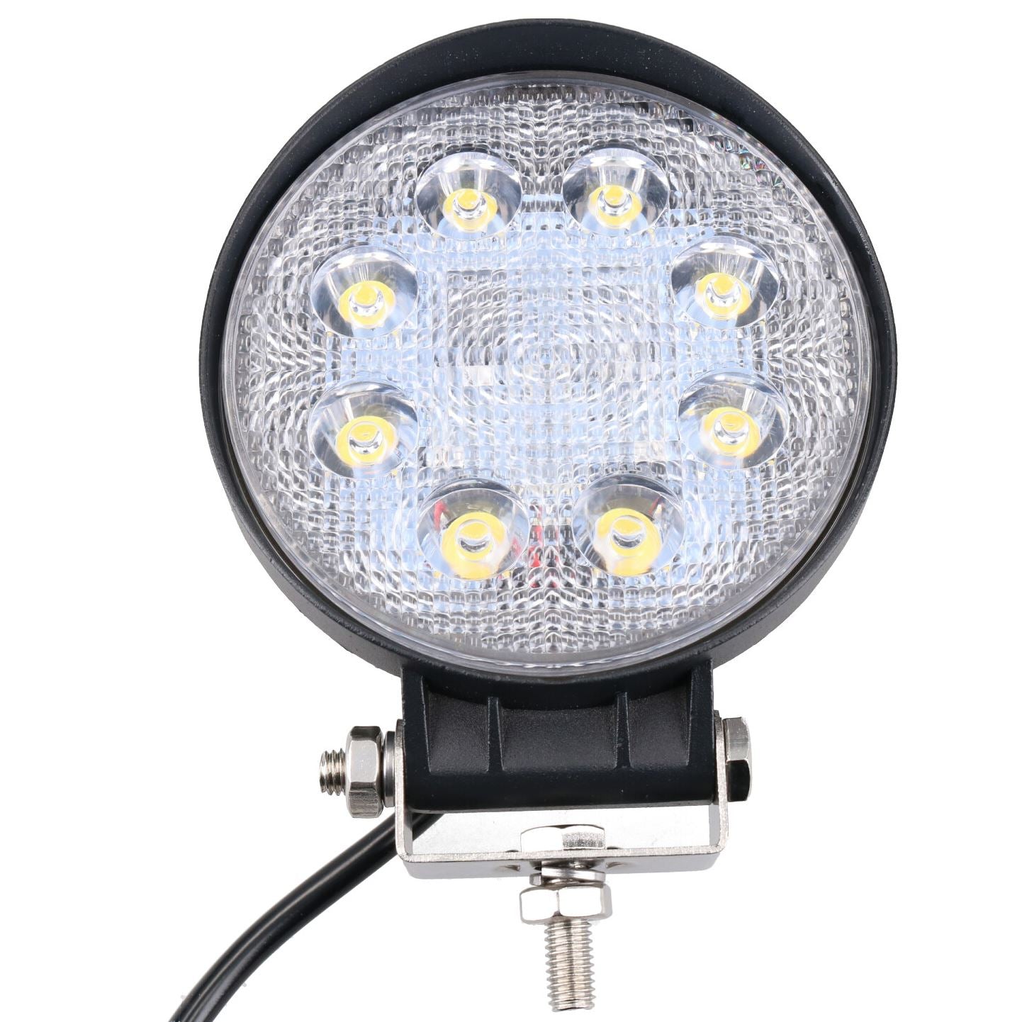 Lampe spot LED professionnelle IP67 24 W 12 V 24 V pour fourgon 1 250 lm 6 500 K