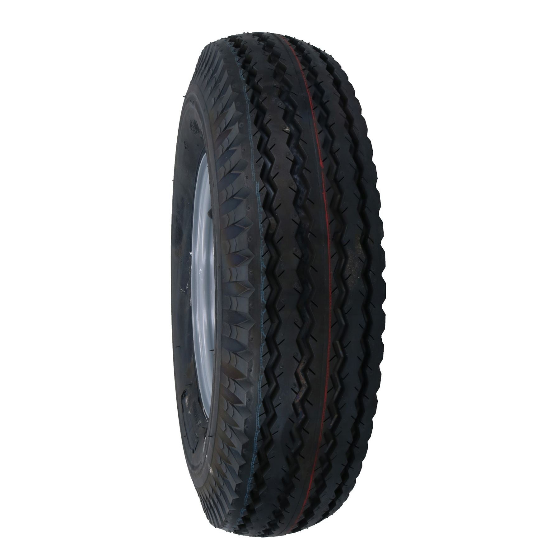 4.80 x 8 / 400 x 8 Inch Trailer Wheel + Tyre 4 Stud 4” PCD 4 Ply 265kg Max Load