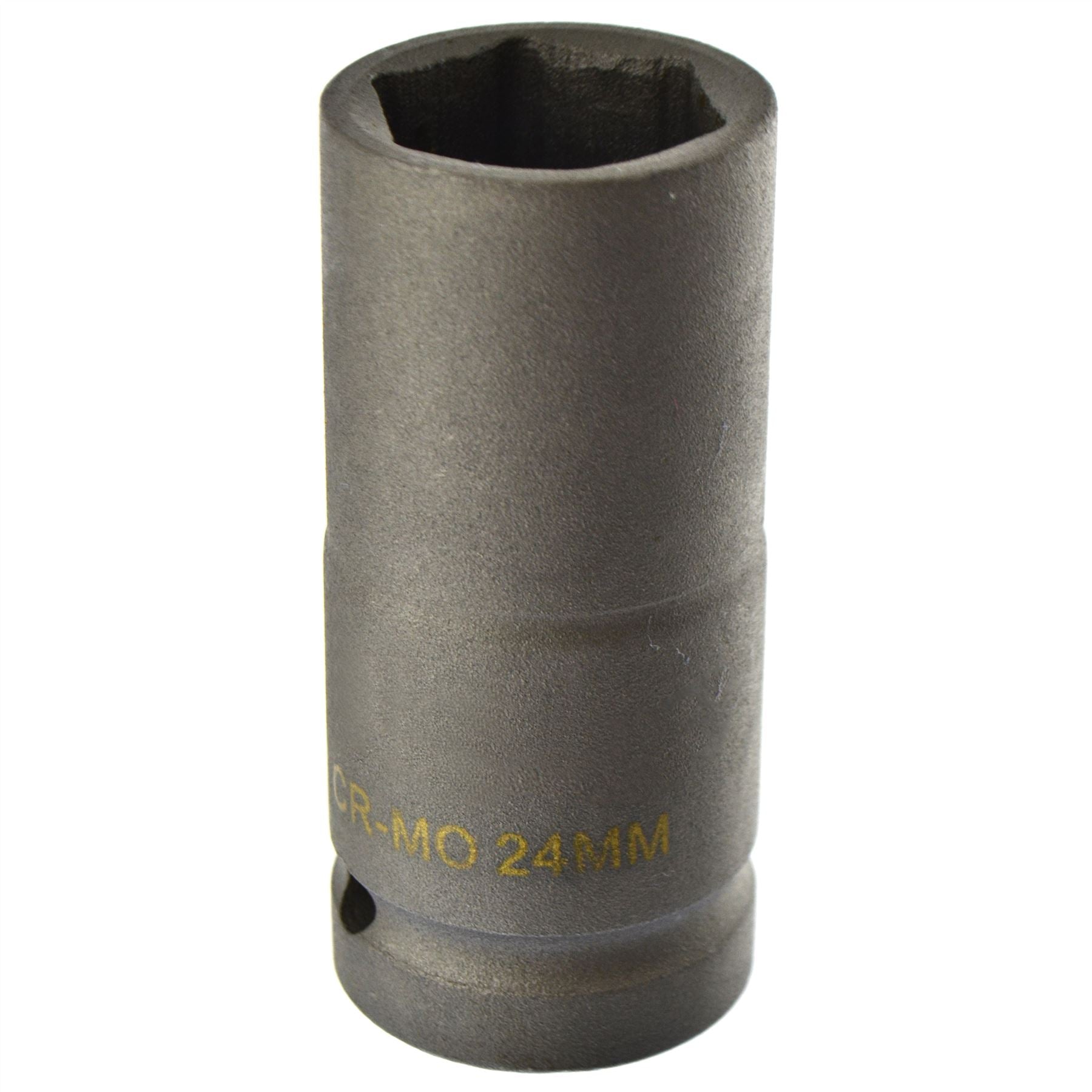 24mm Metric 3/4 Drive Double Deep Impact Socket 6 Sided Single Hex Thick Walled