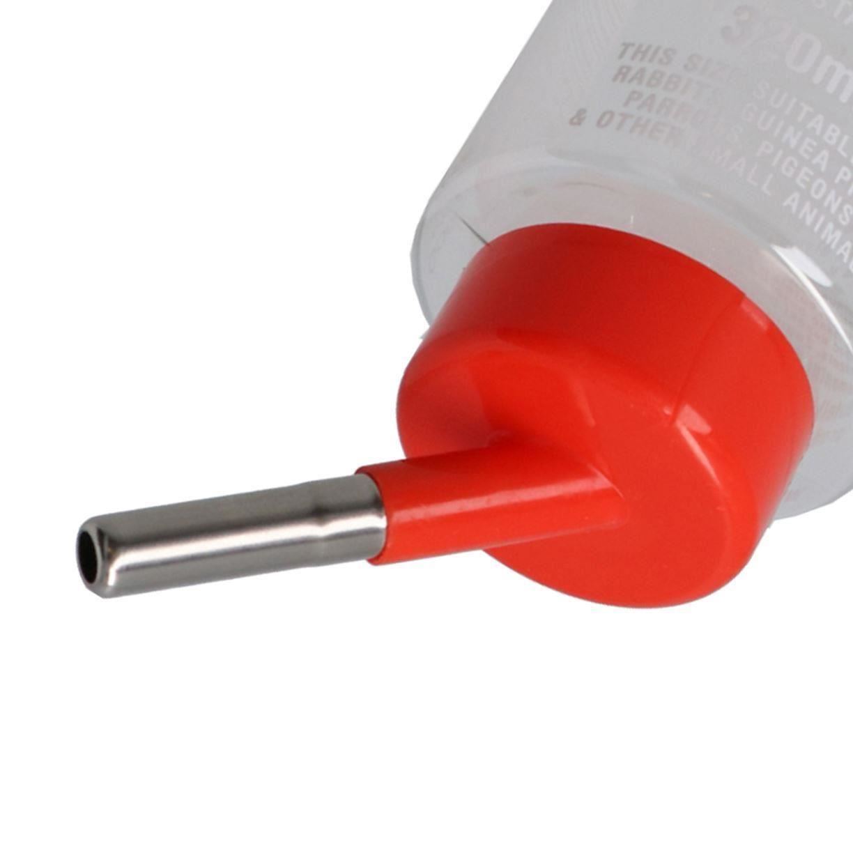 Bouteille d'eau antirouille à double bille pour petits animaux, 320 ml, résistante aux rongements, 1 à 12 pièces