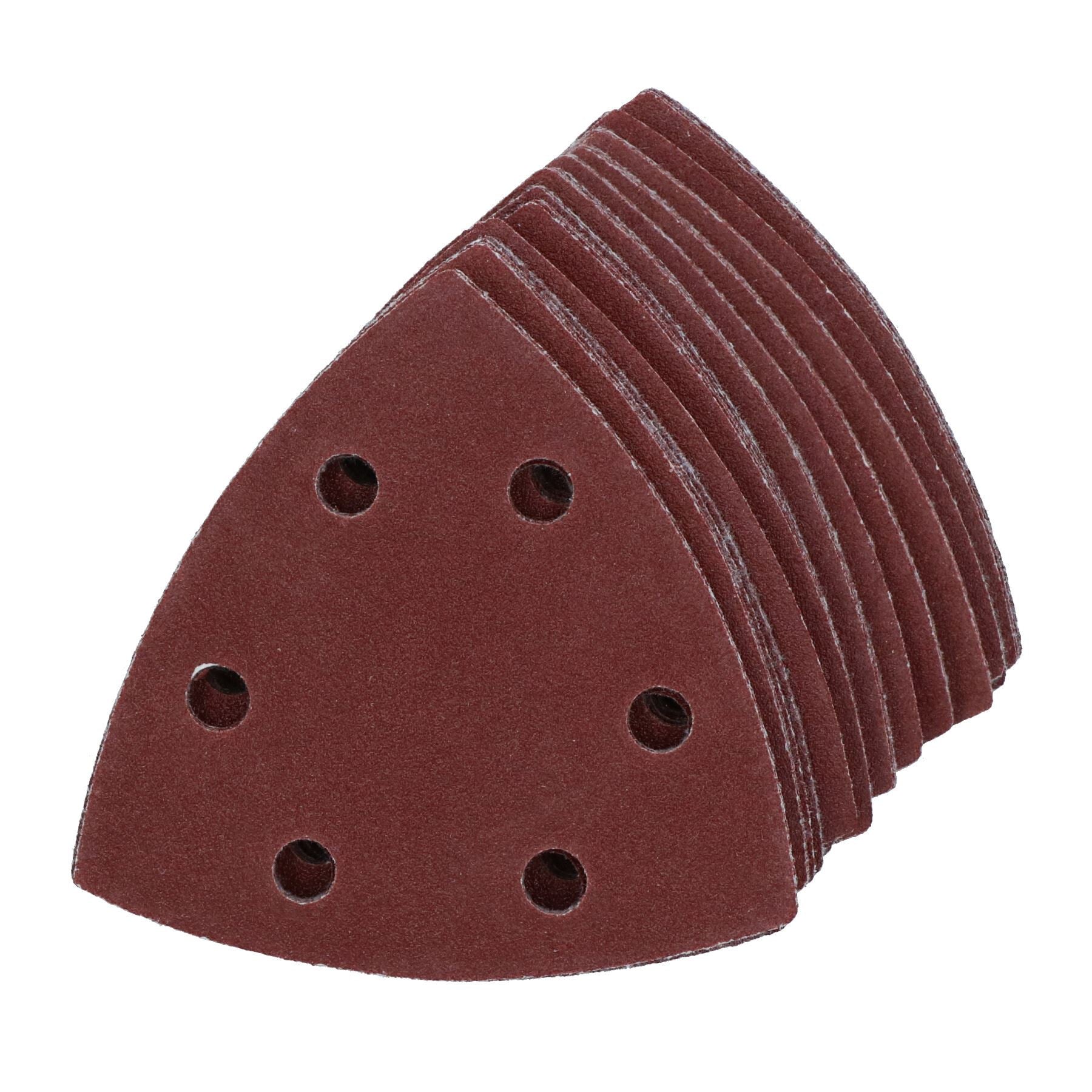 90 mm Dreieck-Schleifscheiben-Pads mit Klettverschluss, Körnung 120