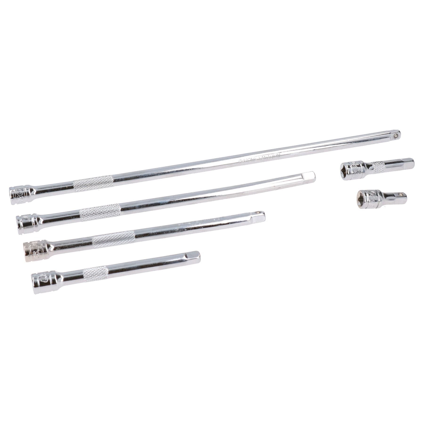 Barre d'extension à cliquet à douille 1/4" droite individuelle ou en jeu 32 mm – 275 mm