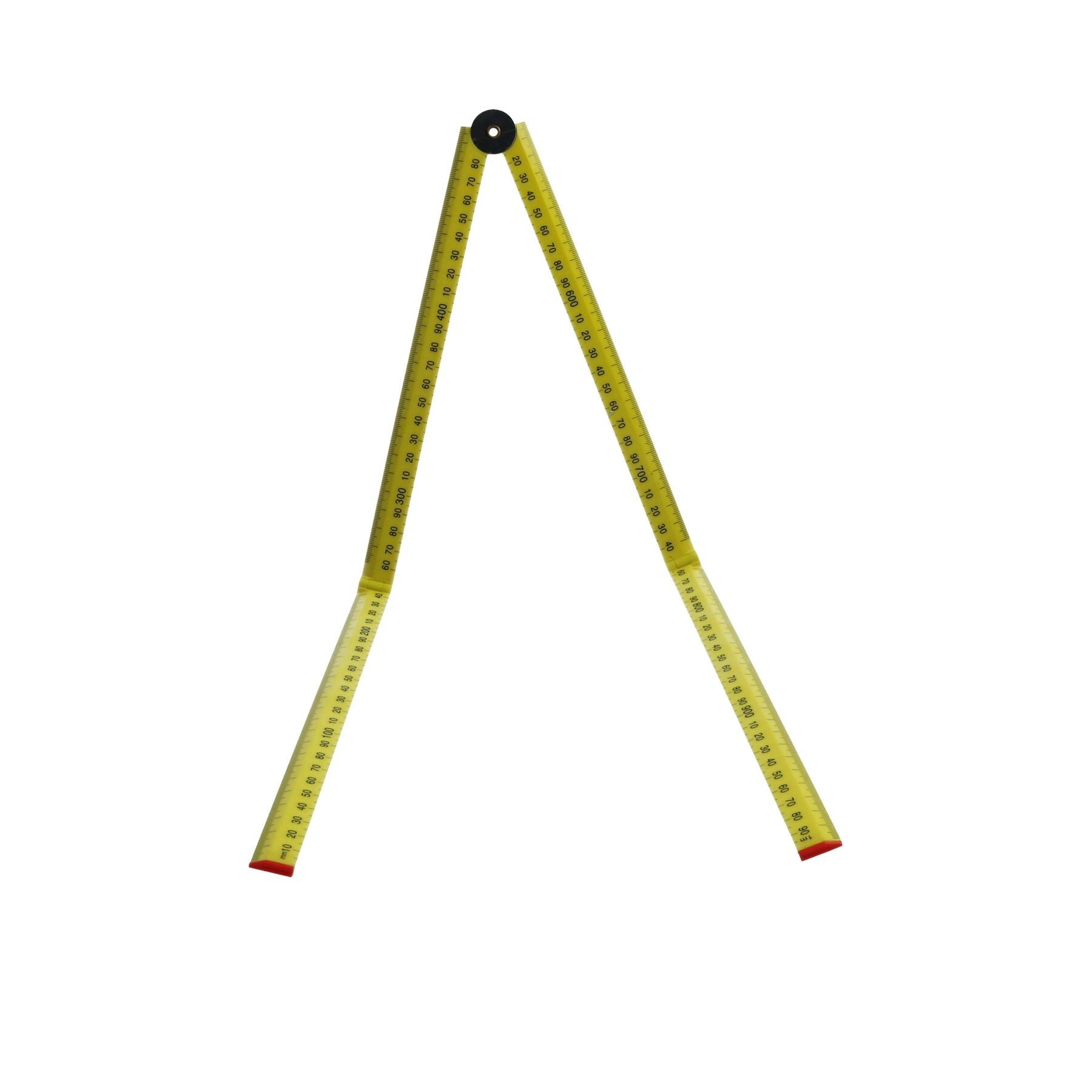 Règle pliante en plastique de 1 mètre Règle de mesure légère