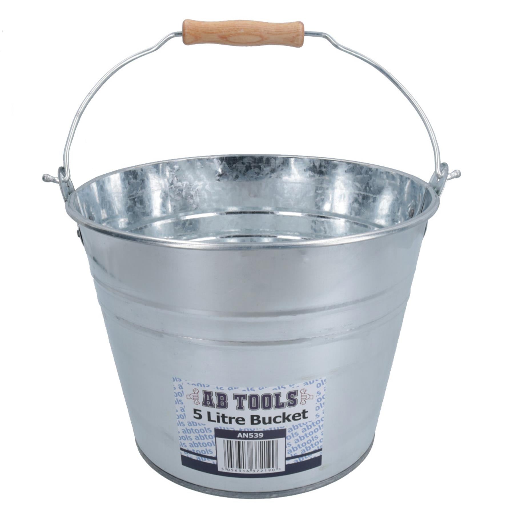 5L or 12L Galvanised Steel Metal Bucket Pail Water Coal Fire Greenhouse Garden