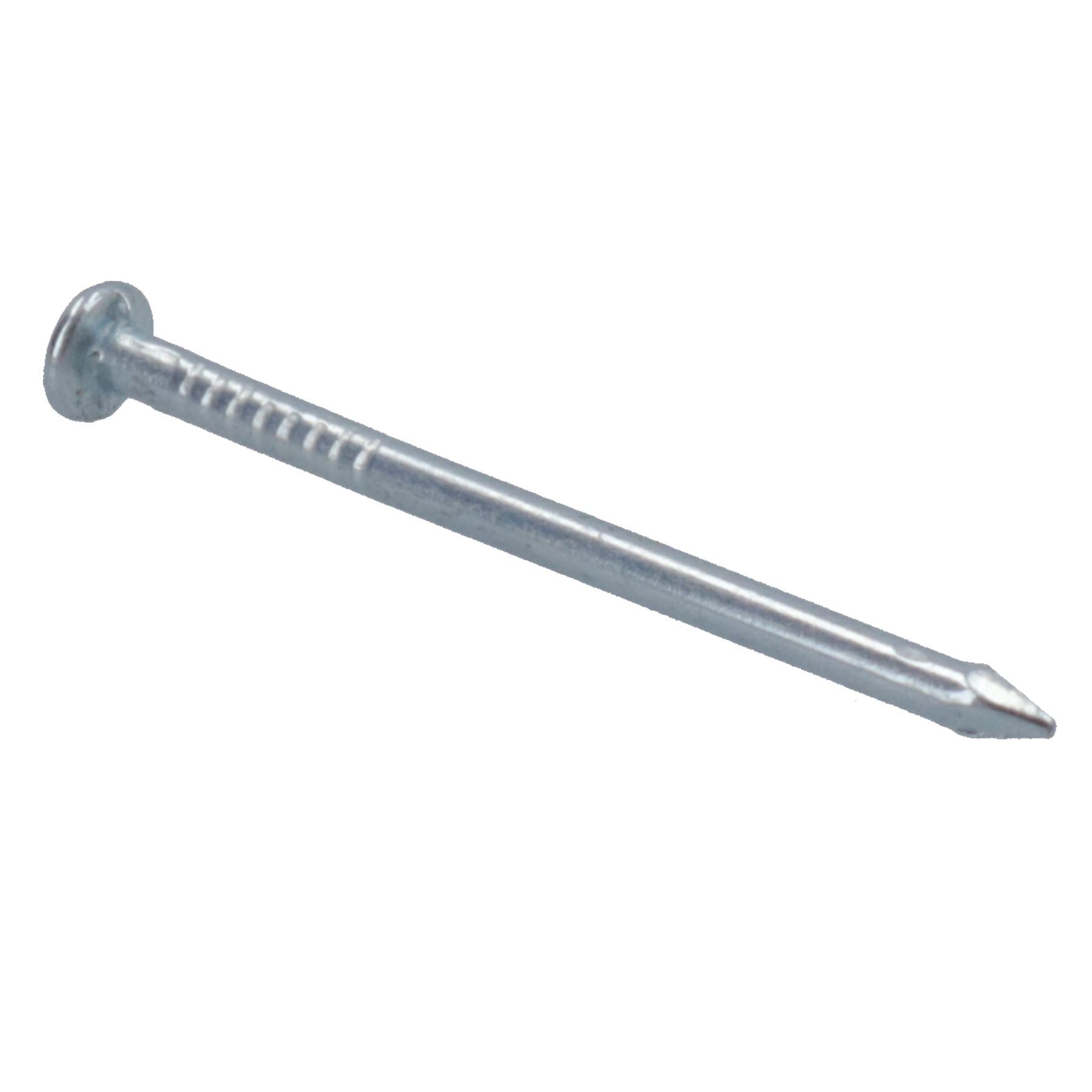 Clous à tête ronde en fil de fer 1,4 mm x 25 mm pour bois zingué