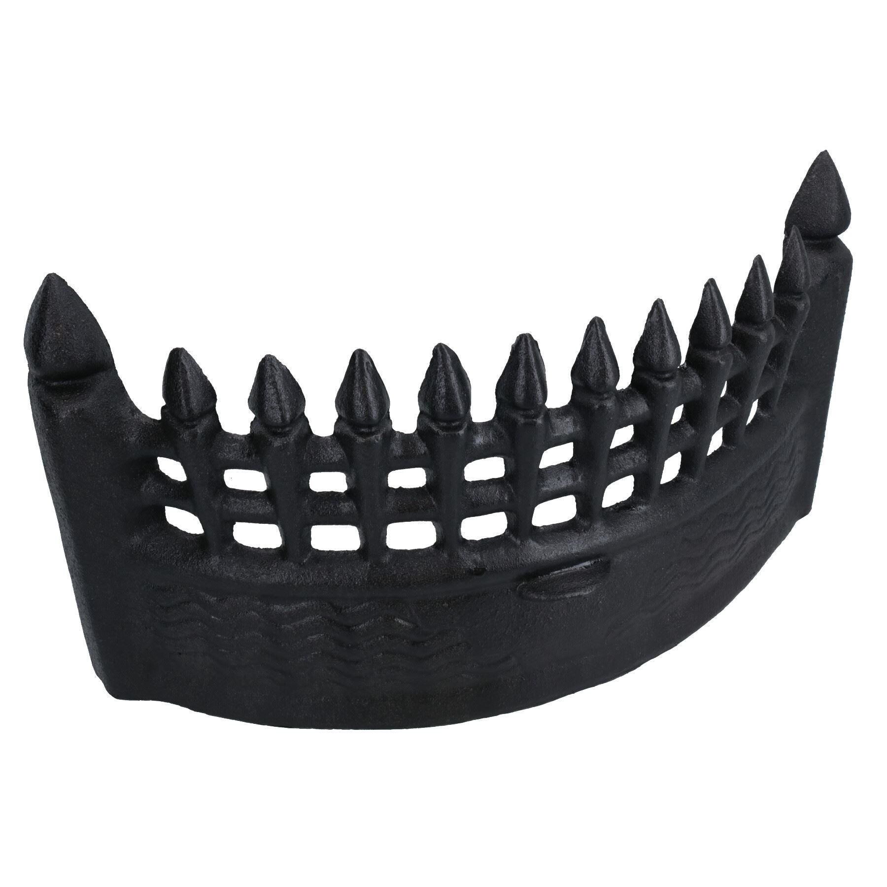 17" Feuerrost vorne Kamin Gusseisen Log Kohle Saver offener Korb Castle Metall