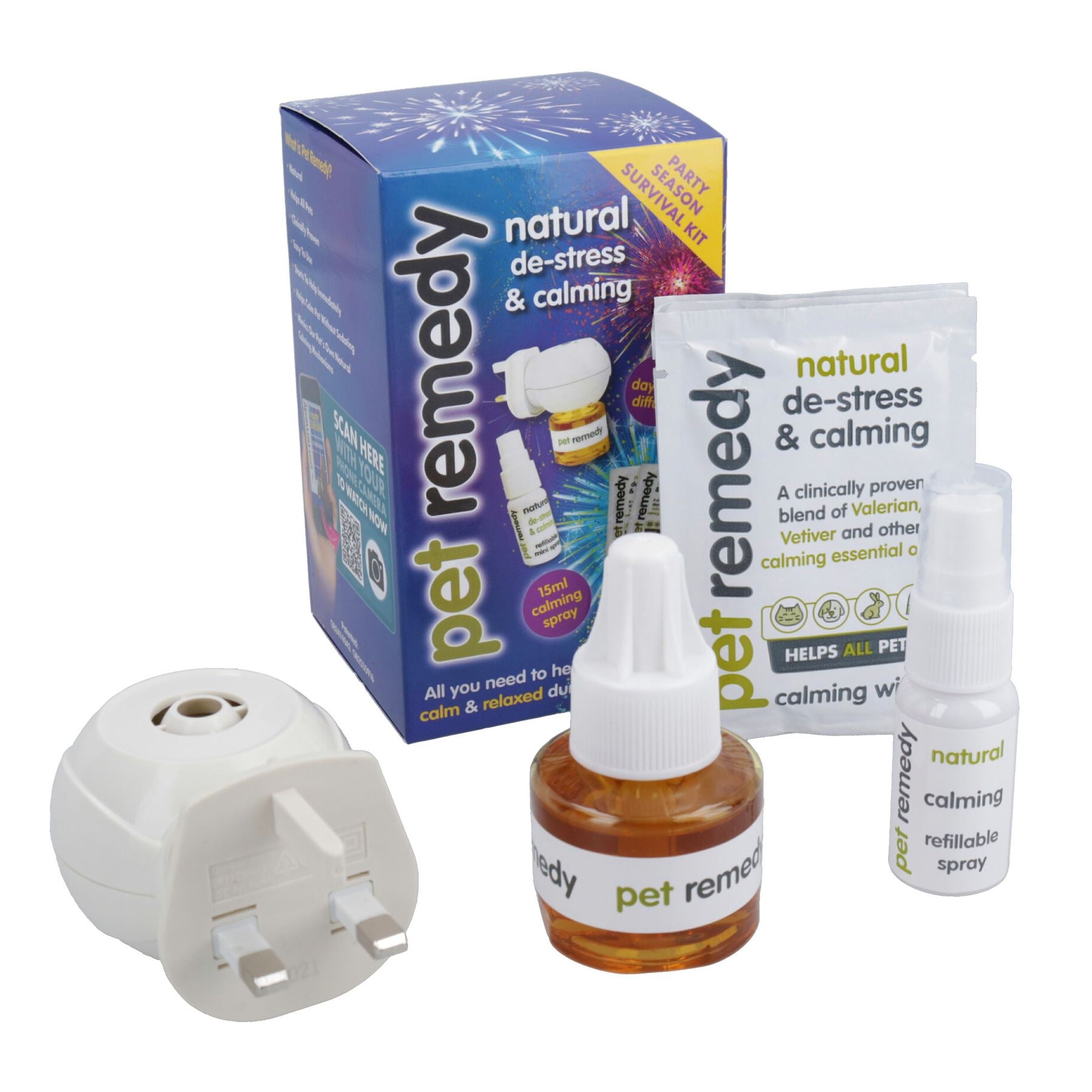 Kit de survie pour la saison des fêtes pour chiens et chats, apaisant l'anxiété et le stress