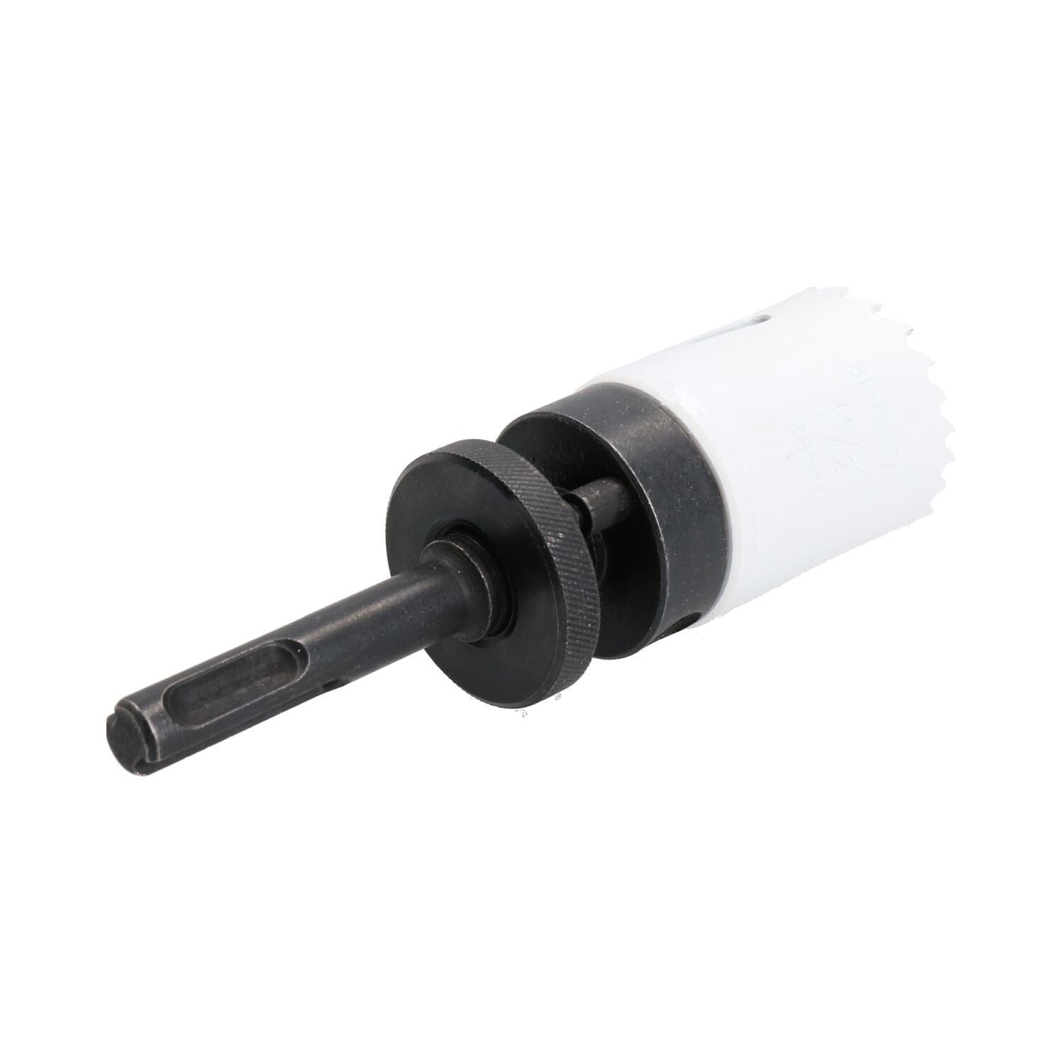 SDS-Plus-Dorndornaufsatz, komplett mit HSS-Lochsäge, 32 mm – 152 mm