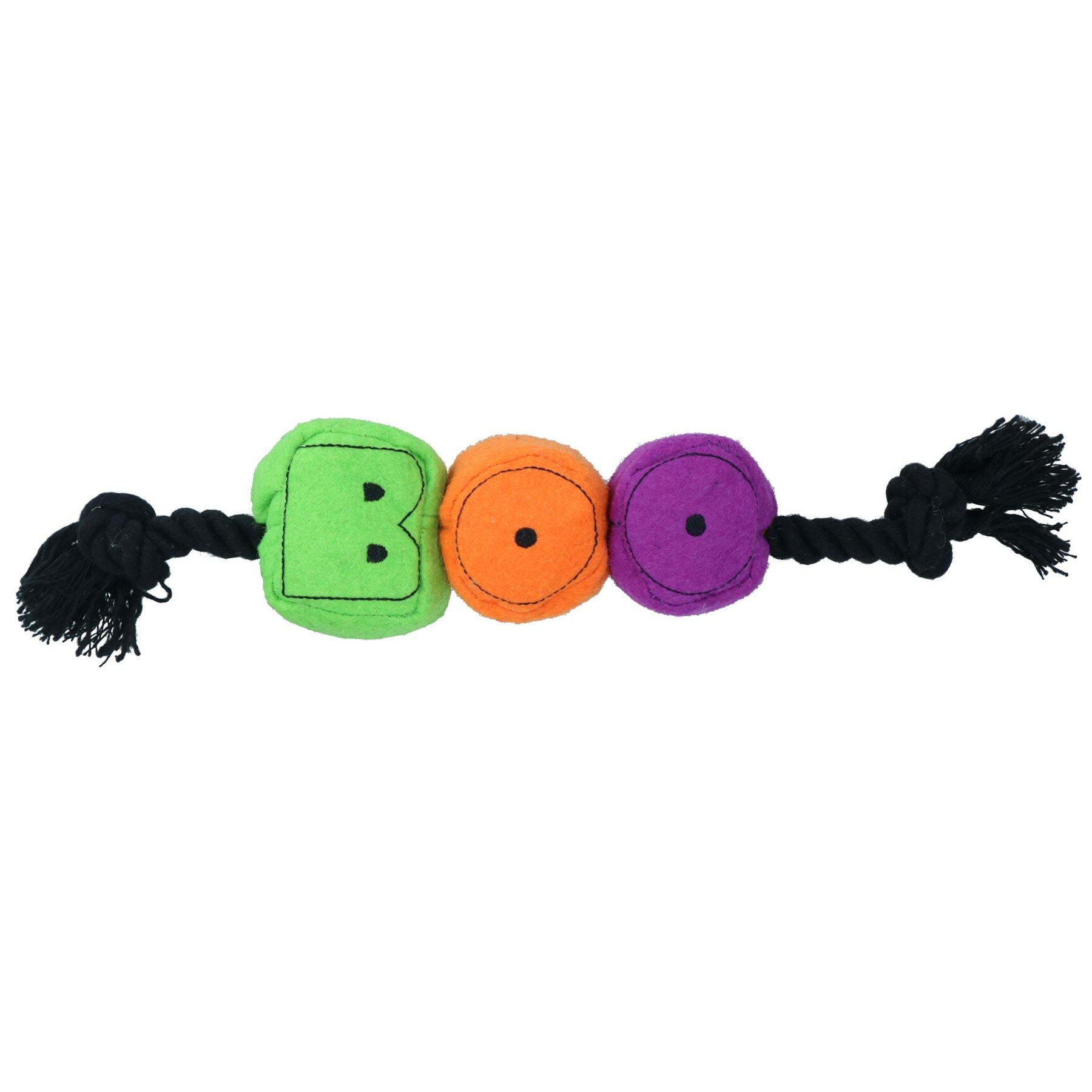 Jouet en peluche pour chien et chiot, petit cadeau d'Halloween, jouet couineur en corde, confortable