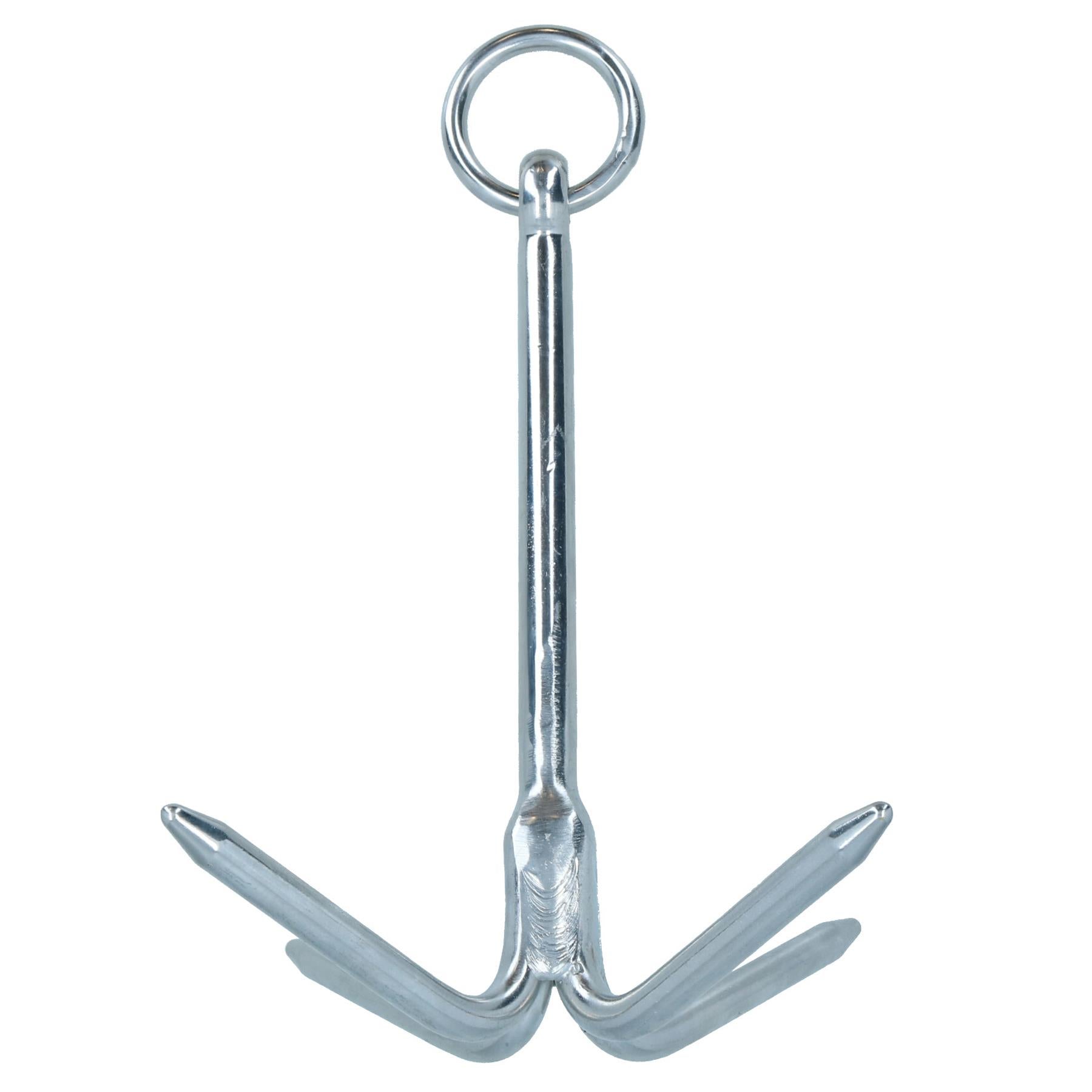 Grapnel Hook Anchor 240mm Grappling 316 Stainless steel Marine Grade