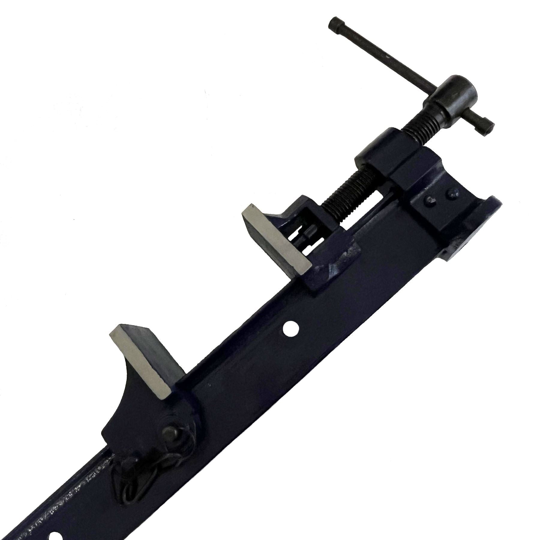 Pince à châssis en T en fonte de 48 po (1 200 mm) avec support de travail et pince coulissante